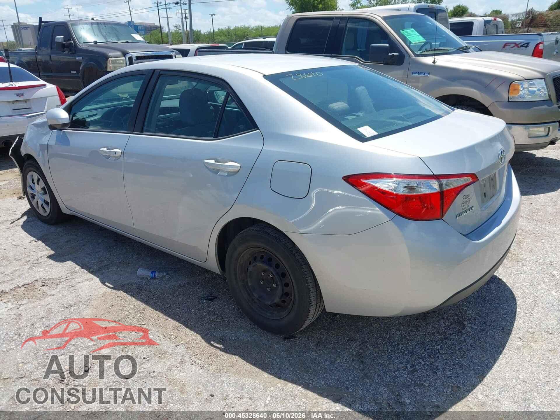 TOYOTA COROLLA 2015 - 2T1BURHE4FC319983