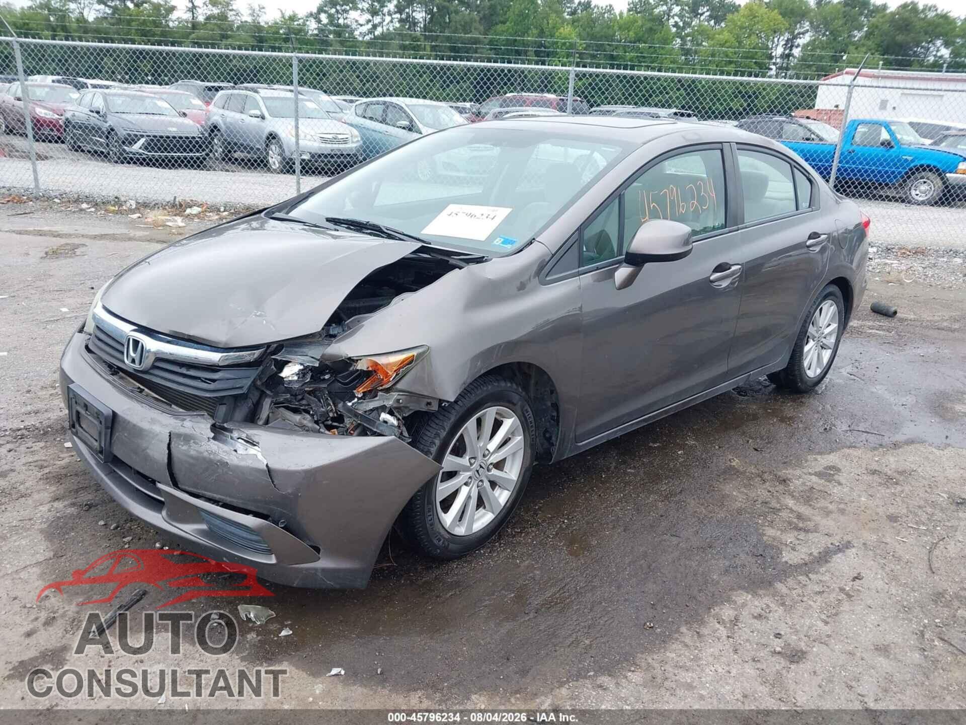 HONDA CIVIC 2012 - 2HGFB2F87CH551606