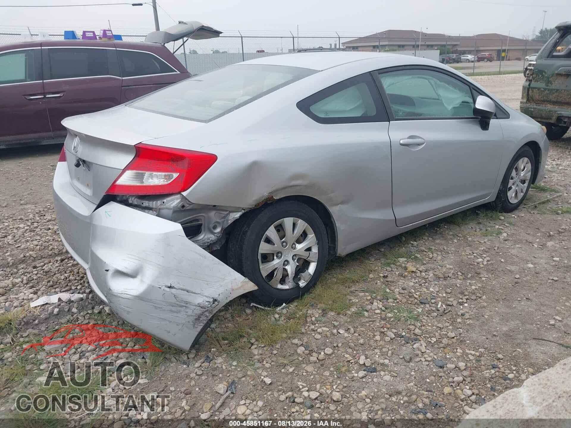 HONDA CIVIC 2012 - 2HGFG3B50CH543785