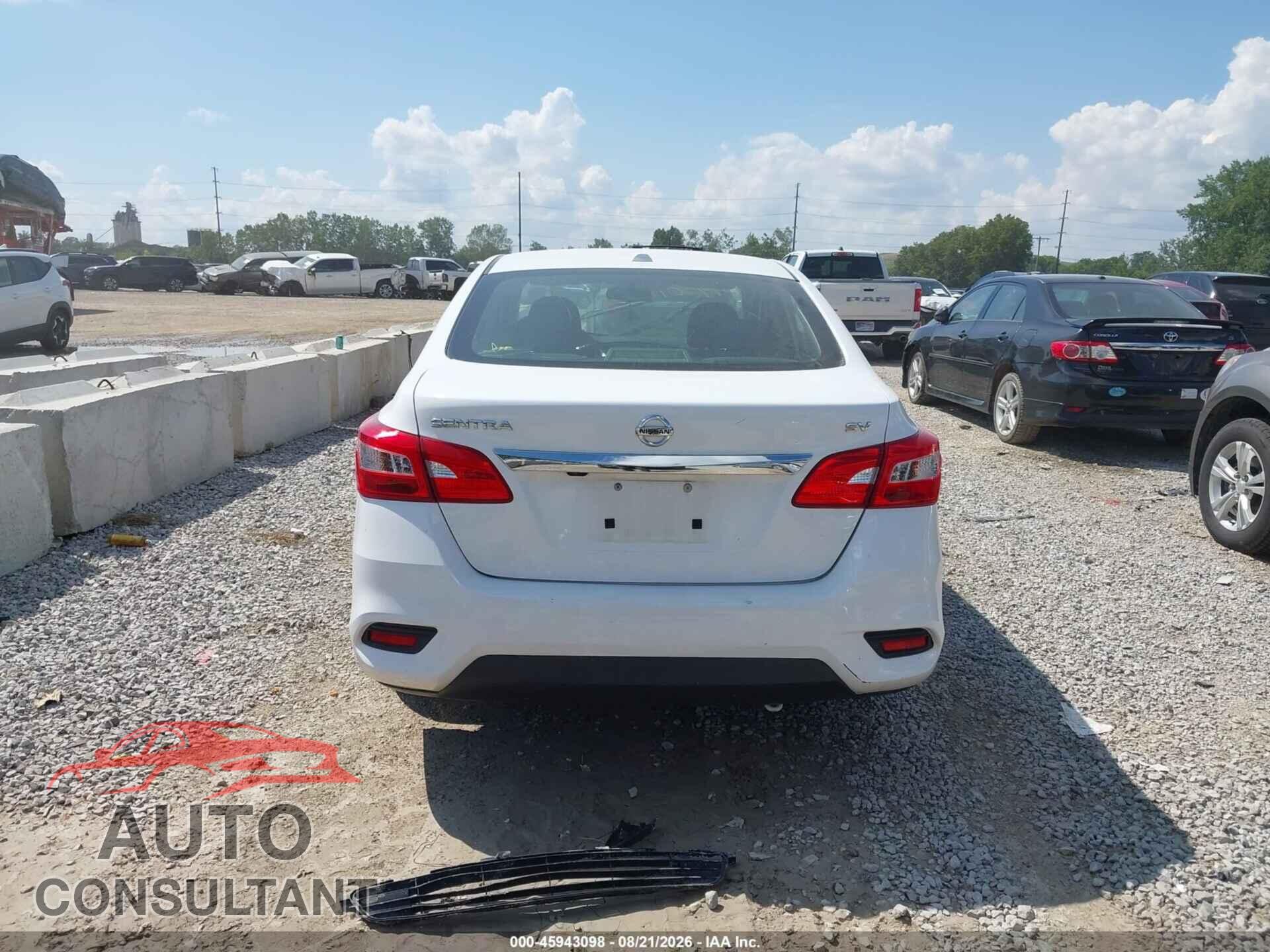 NISSAN SENTRA 2019 - 3N1AB7AP1KY378925