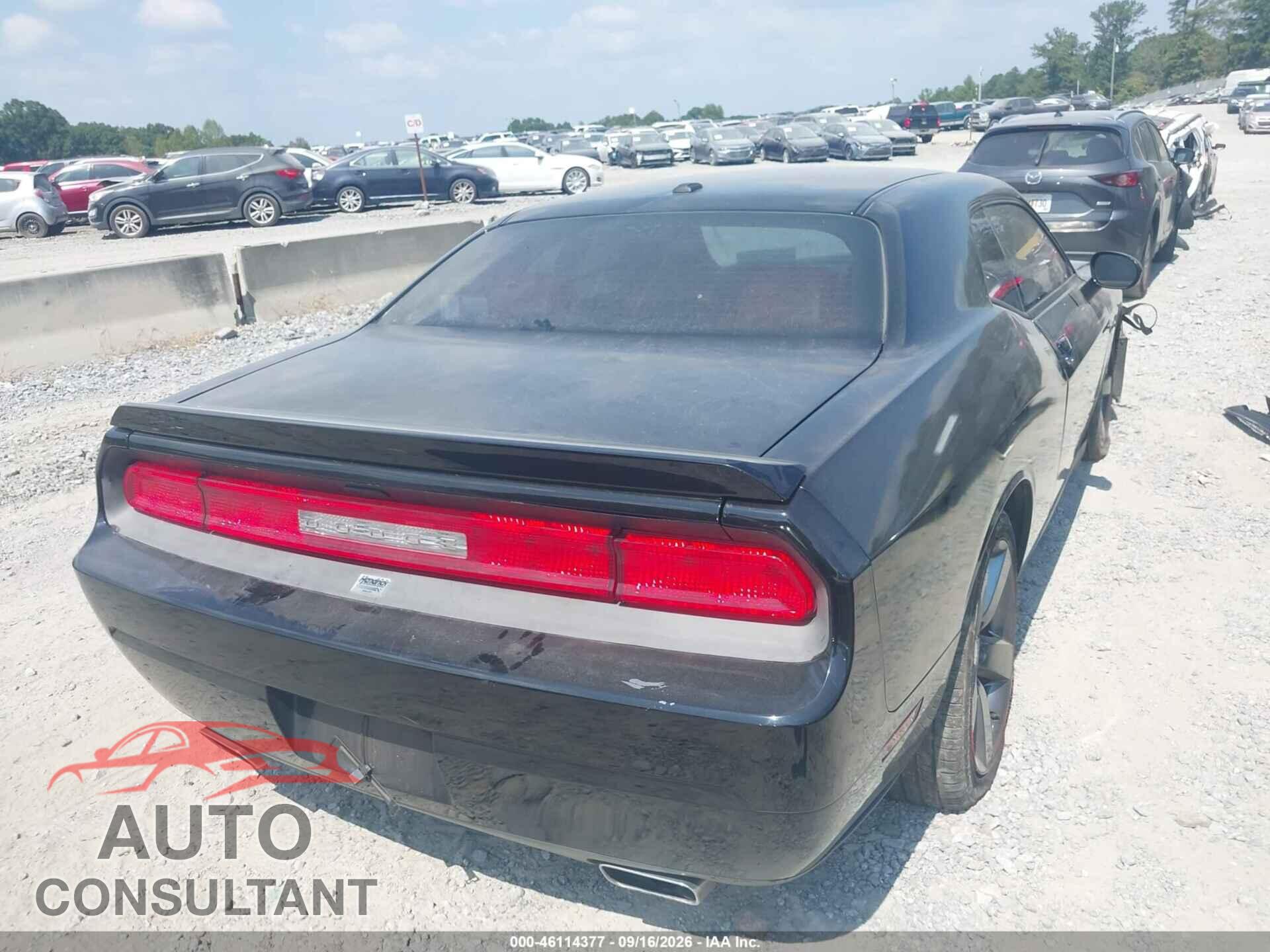 DODGE CHALLENGER 2012 - 2C3CDYAG6CH291409