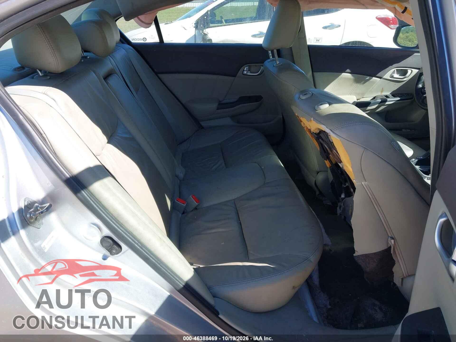 HONDA CIVIC 2012 - 19XFB2F95CE012968