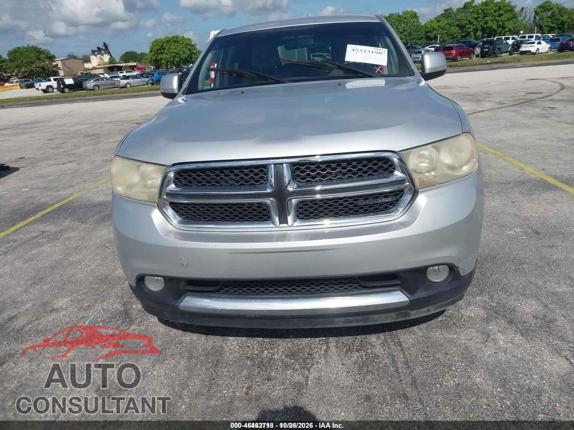DODGE DURANGO 2011 - 1D4RD2GG9BC741827