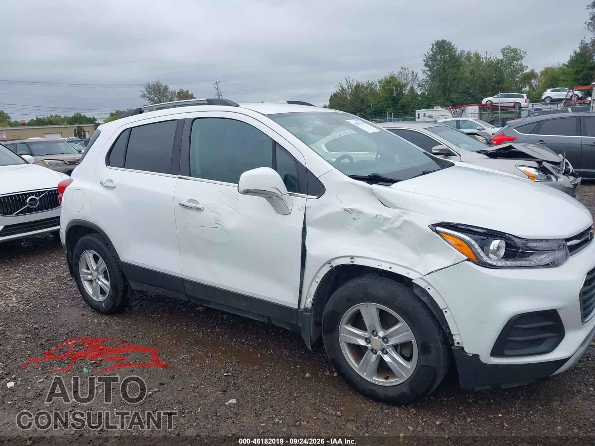 CHEVROLET TRAX 2017 - 3GNCJLSB3HL268430