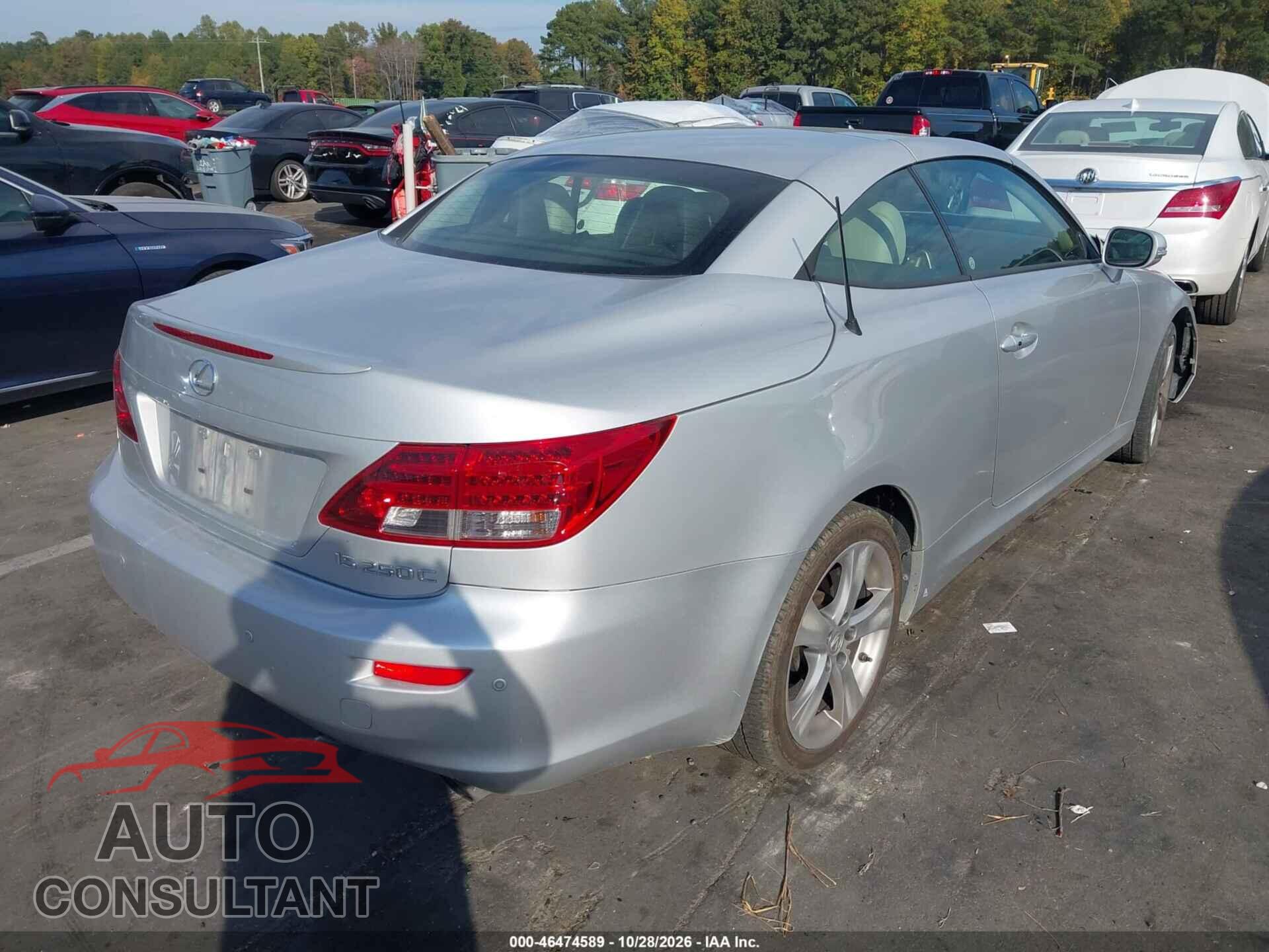 LEXUS IS 250C 2012 - JTHFF2C21C2524962