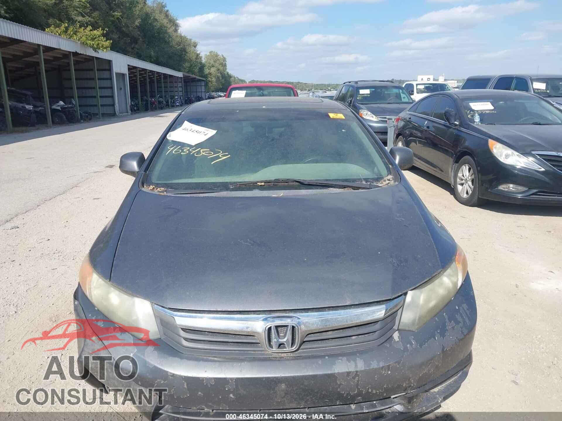 HONDA CIVIC 2012 - 2HGFB2F80CH306663