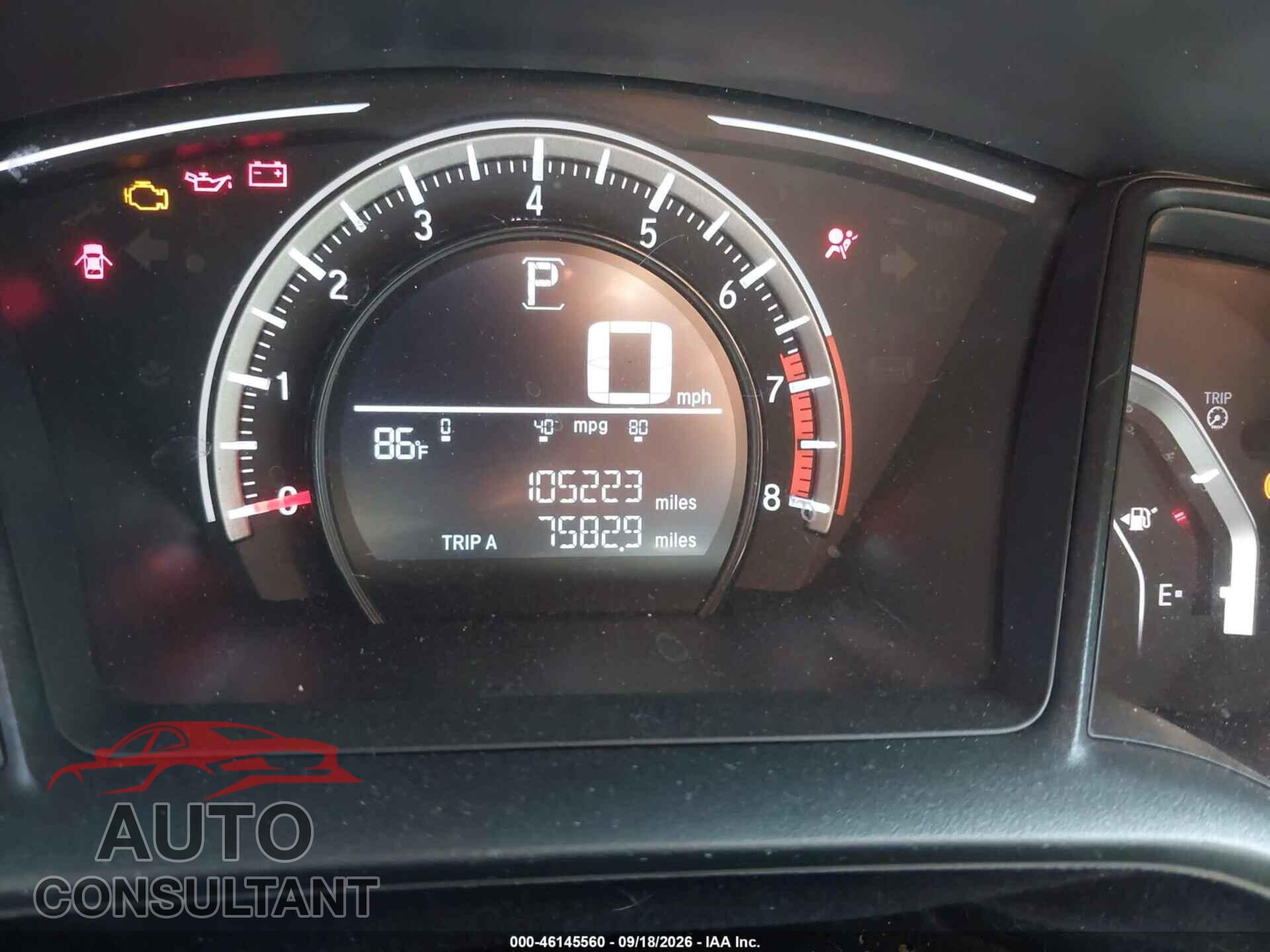 HONDA CIVIC 2017 - 2HGFC2F57HH574698