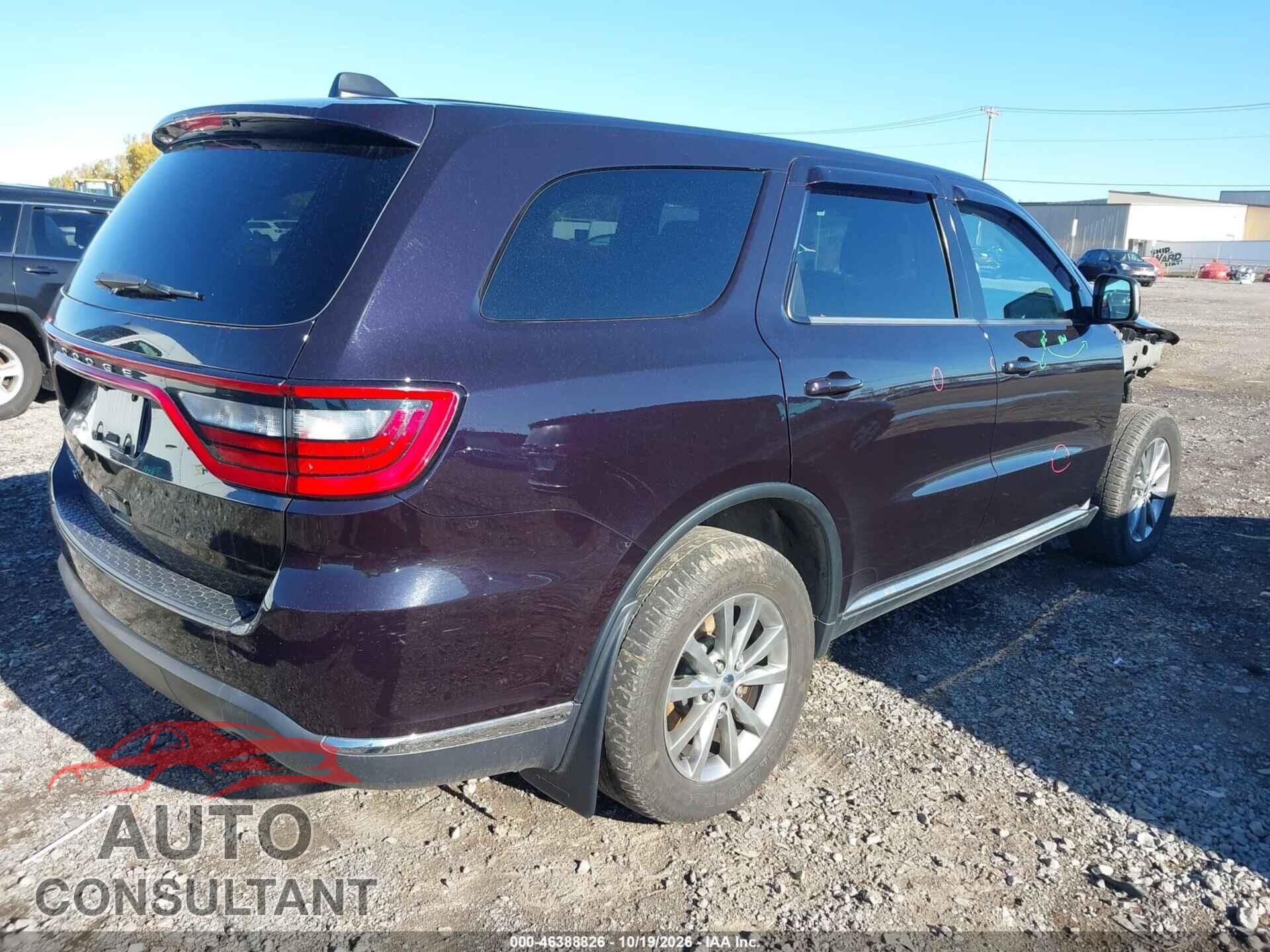 DODGE DURANGO 2018 - 1C4RDJAG0JC364304
