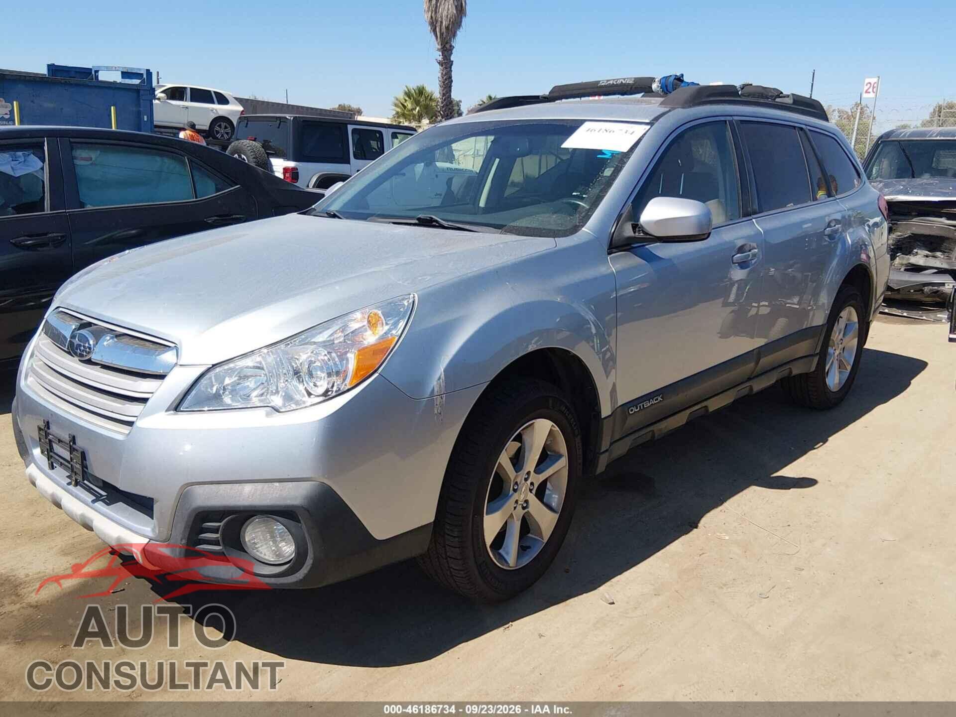 SUBARU OUTBACK 2014 - 4S4BRBLC5E3306497