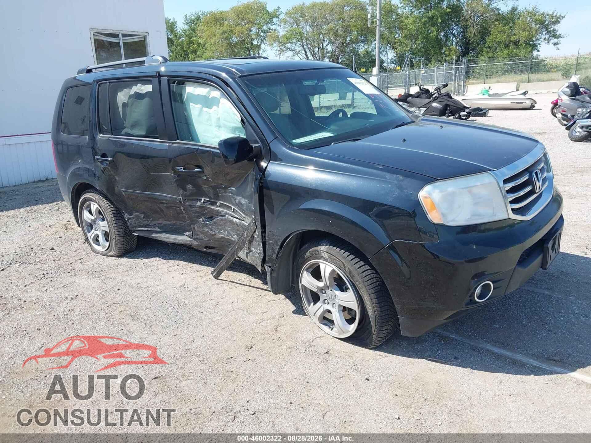 HONDA PILOT 2013 - 5FNYF4H77DB018366