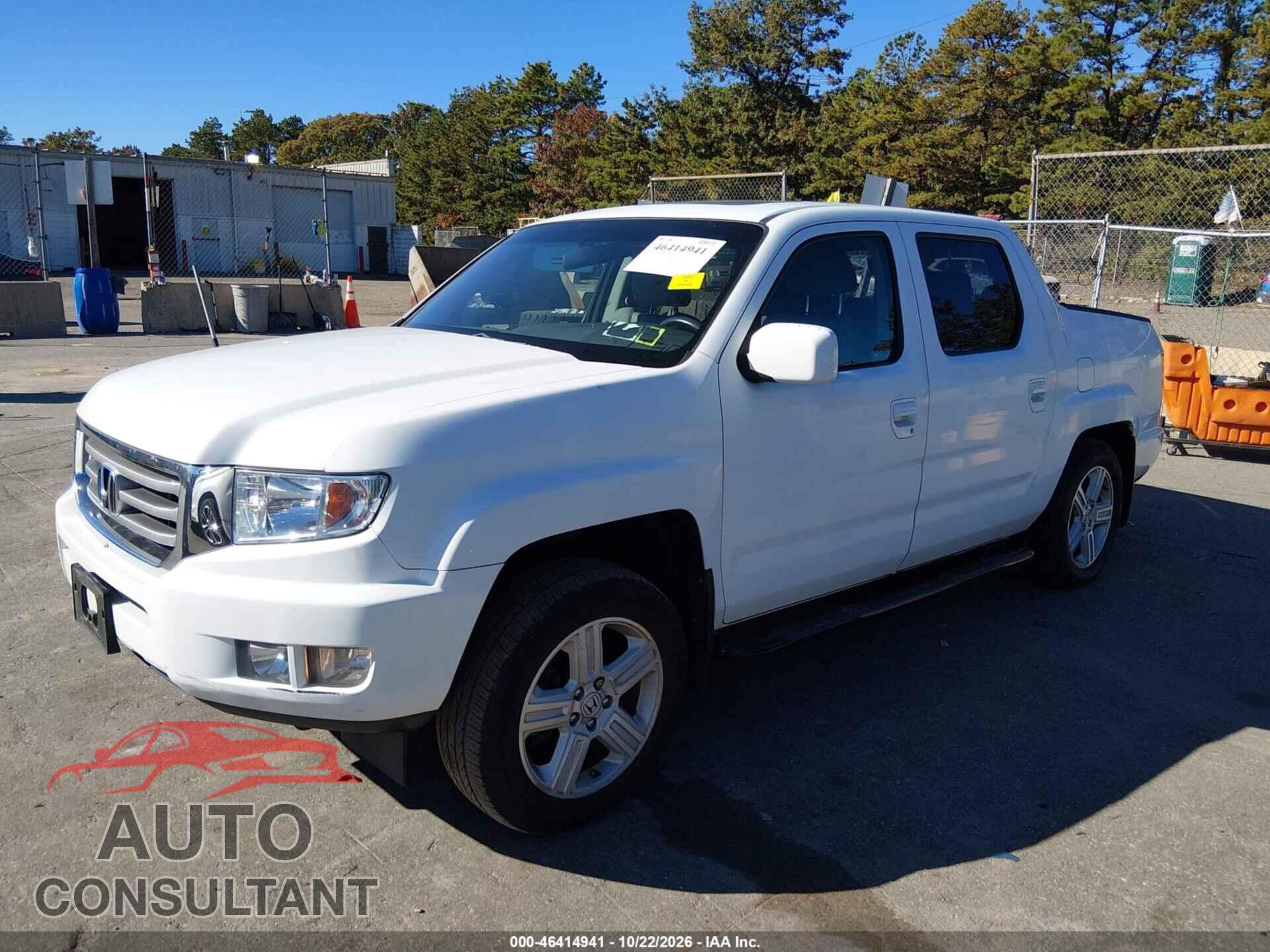 HONDA RIDGELINE 2012 - 5FPYK1F58CB452796