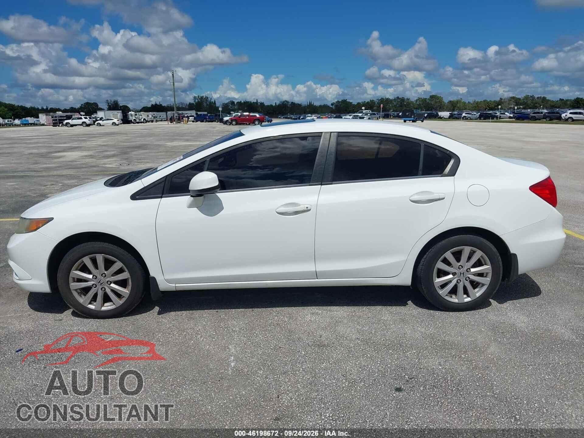 HONDA CIVIC SDN 2012 - 2HGFB2F86CH334516
