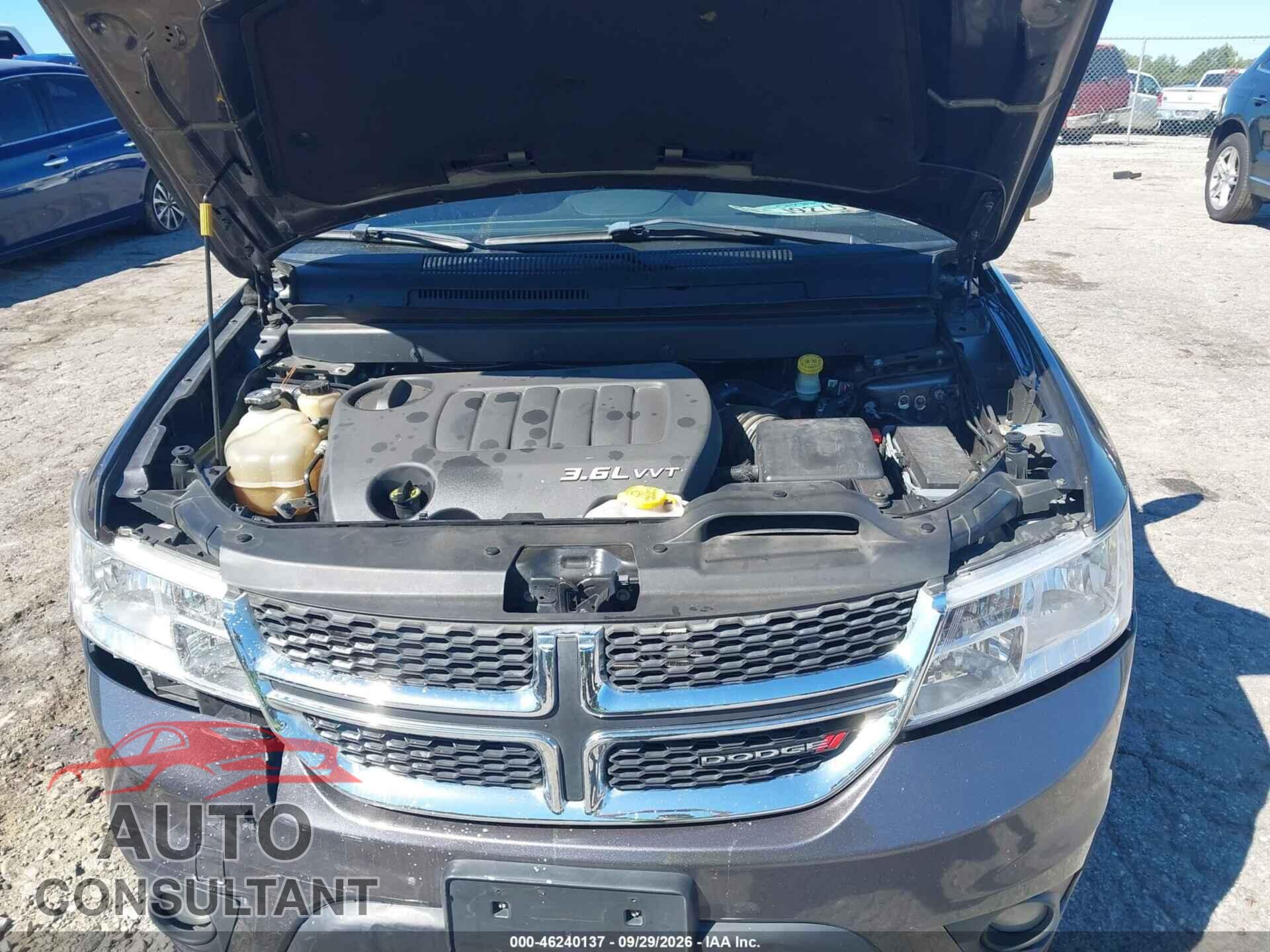 DODGE JOURNEY 2015 - 3C4PDCBG3FT538105
