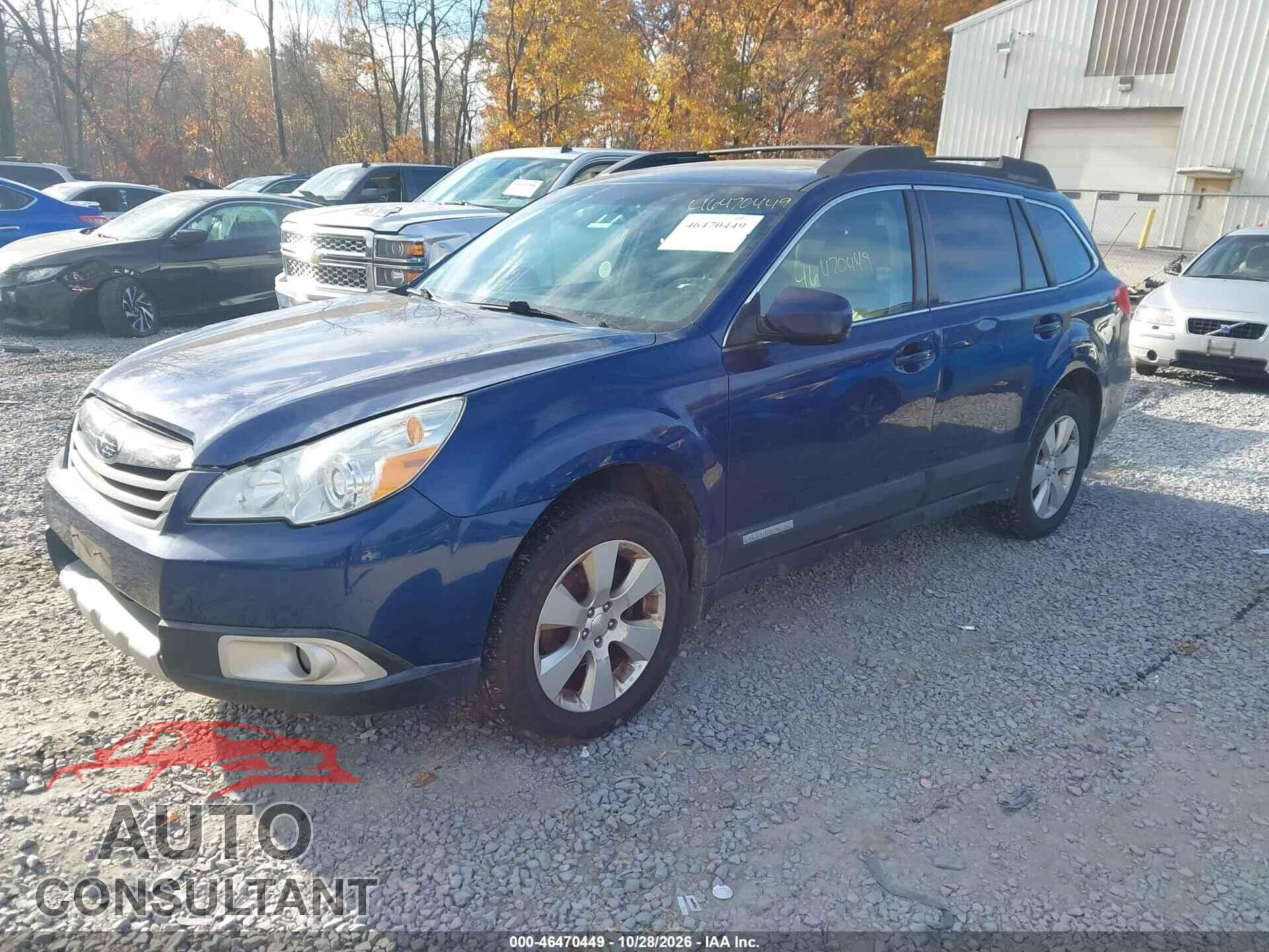 SUBARU OUTBACK 2011 - 4S4BRBKC2B3370218