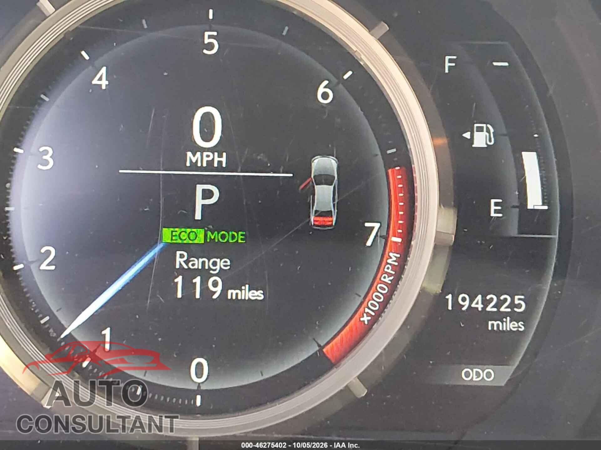 LEXUS IS 350 2014 - JTHBE1D29E5014449