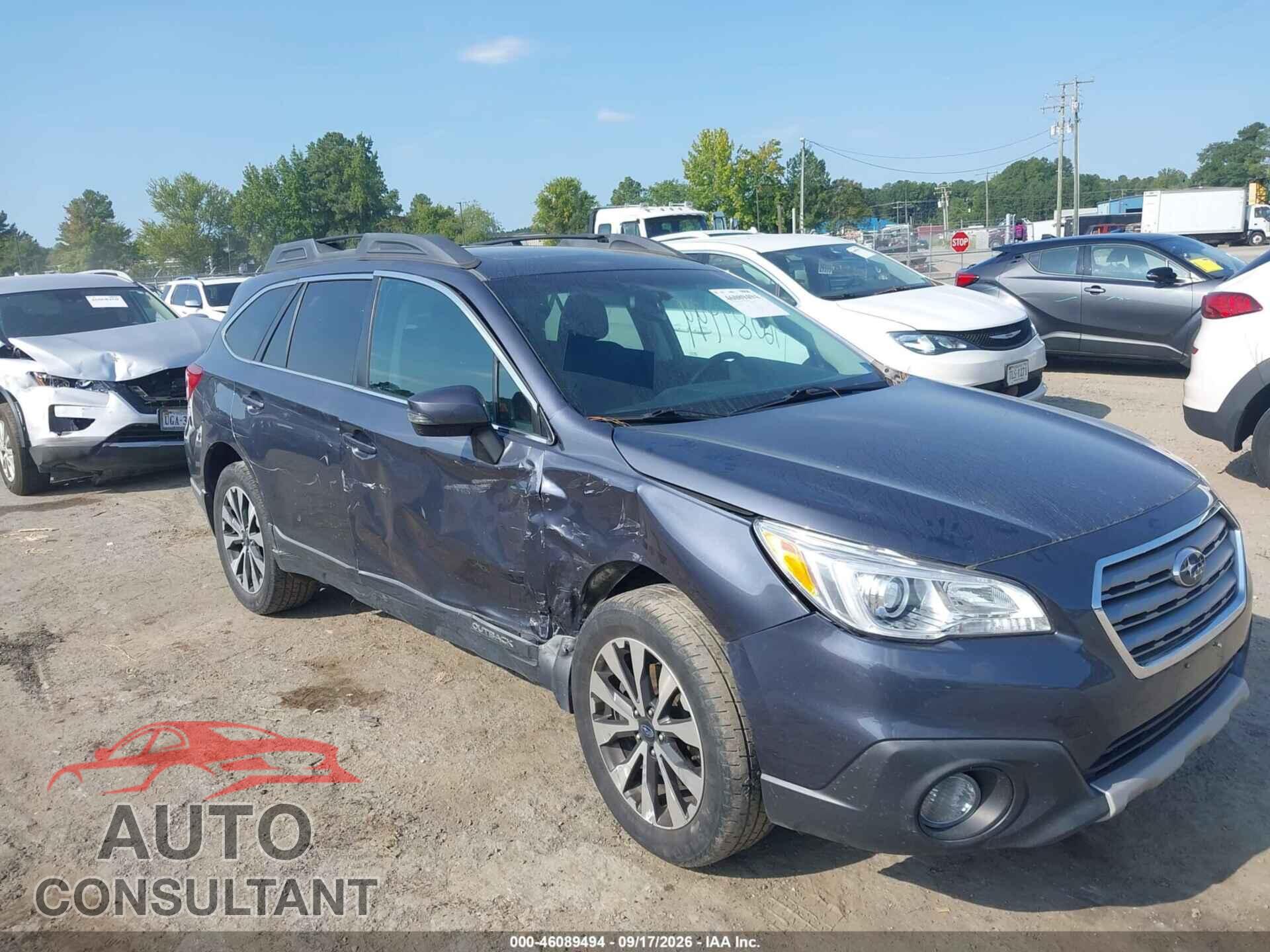 SUBARU OUTBACK 2017 - 4S4BSAKC8H3301248