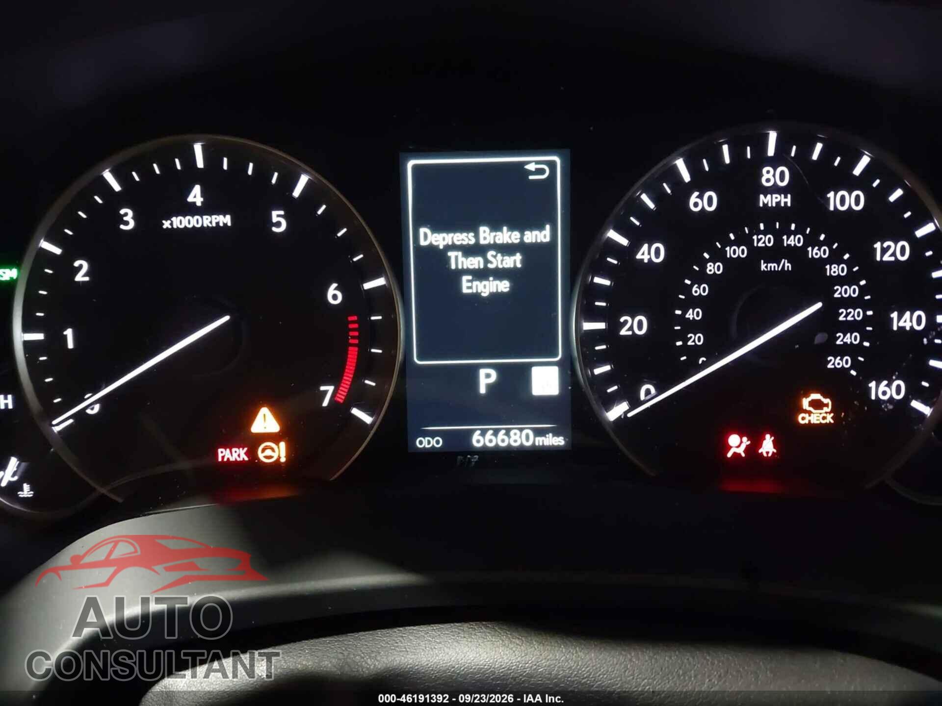 LEXUS RX 350 2020 - 2T2HZMDA3LC248123