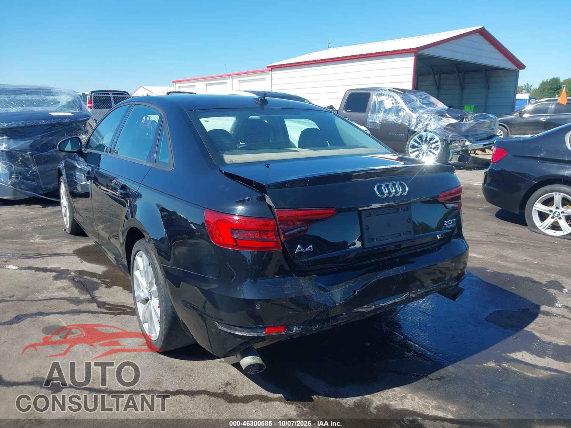 AUDI A4 2017 - WAUANAF43HN005128