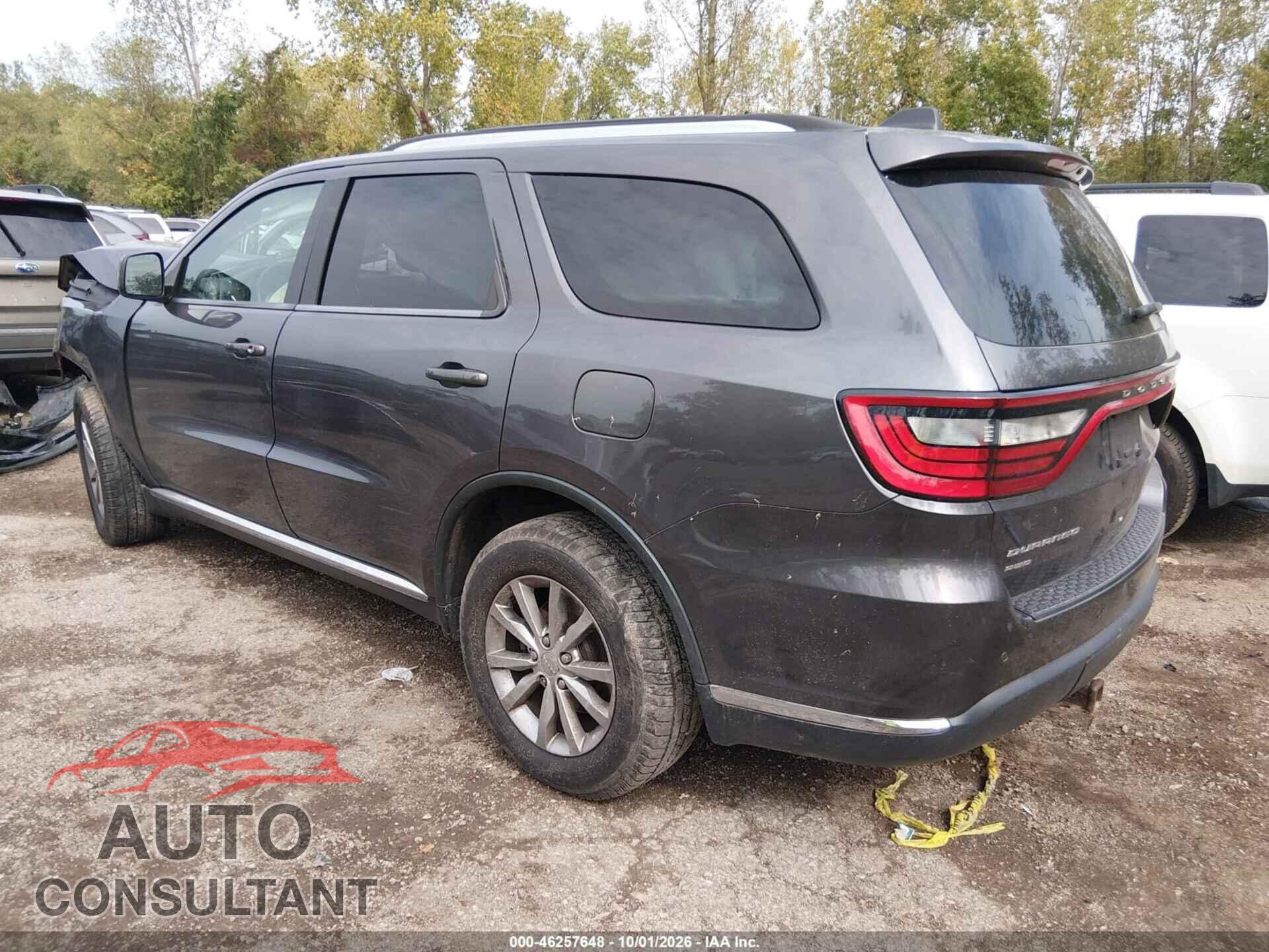 DODGE DURANGO 2017 - 1C4RDJAG9HC652820