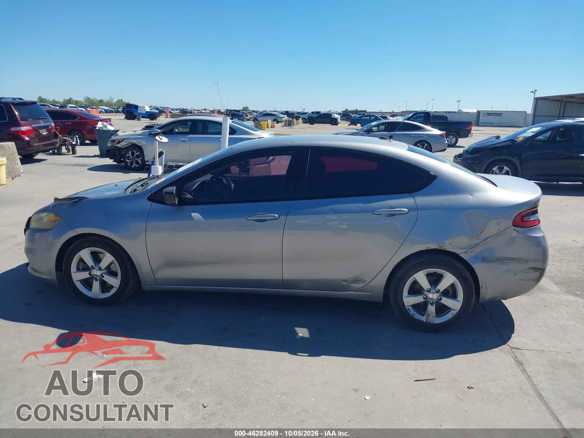 DODGE DART 2015 - 1C3CDFBB8FD158692