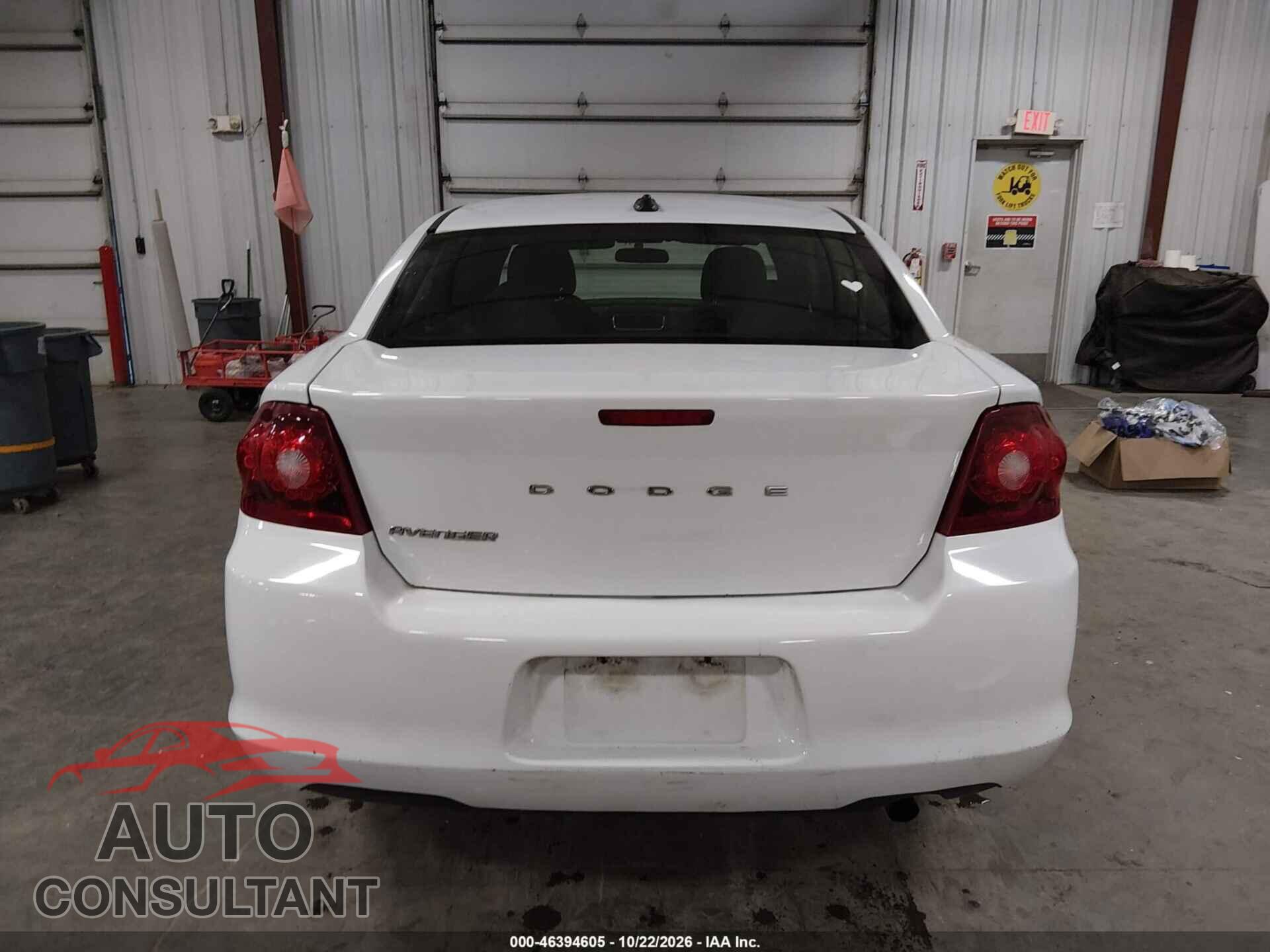 DODGE AVENGER 2013 - 1C3CDZAB7DN649166