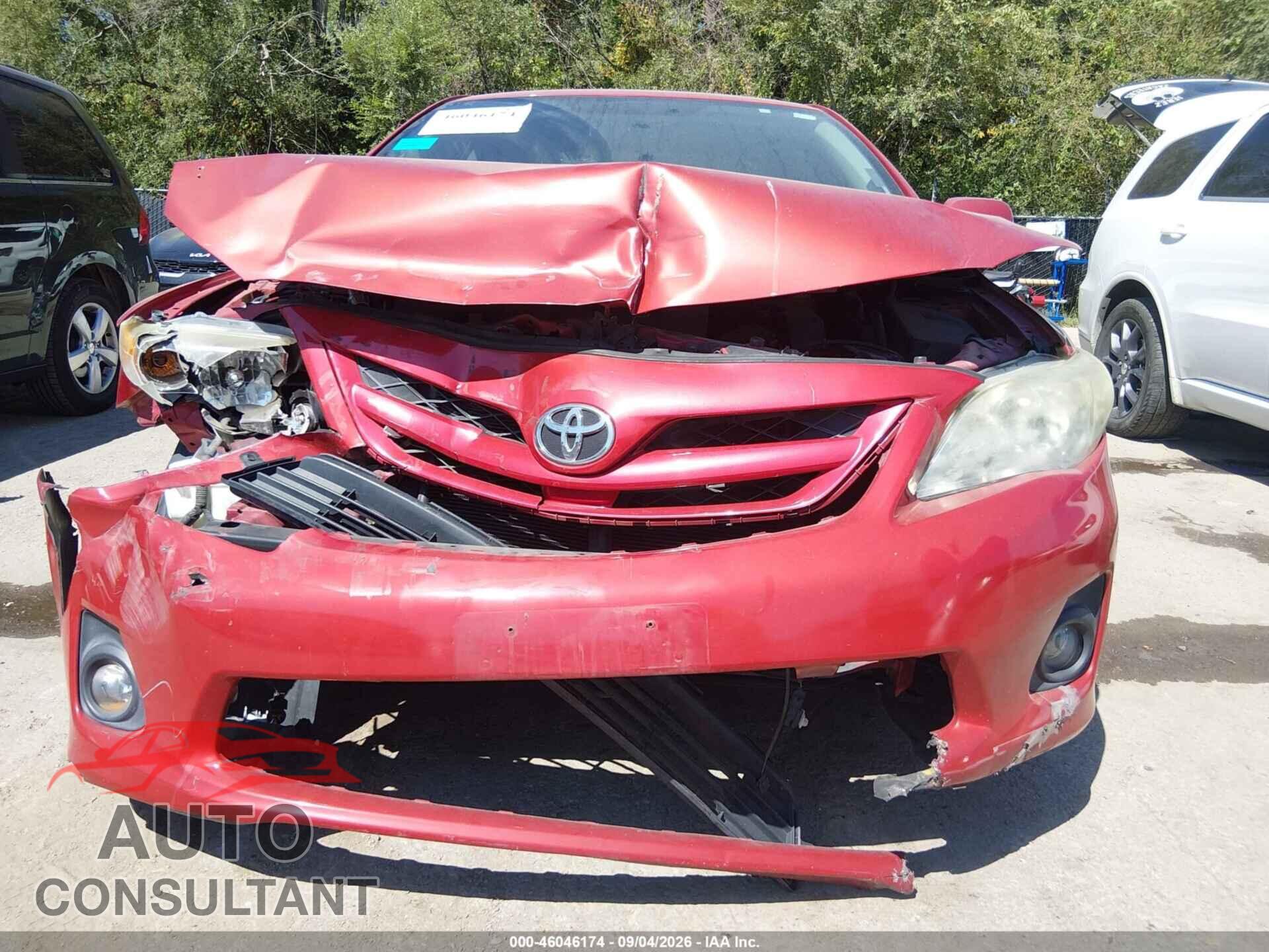 TOYOTA COROLLA 2012 - 2T1BU4EE4CC912679