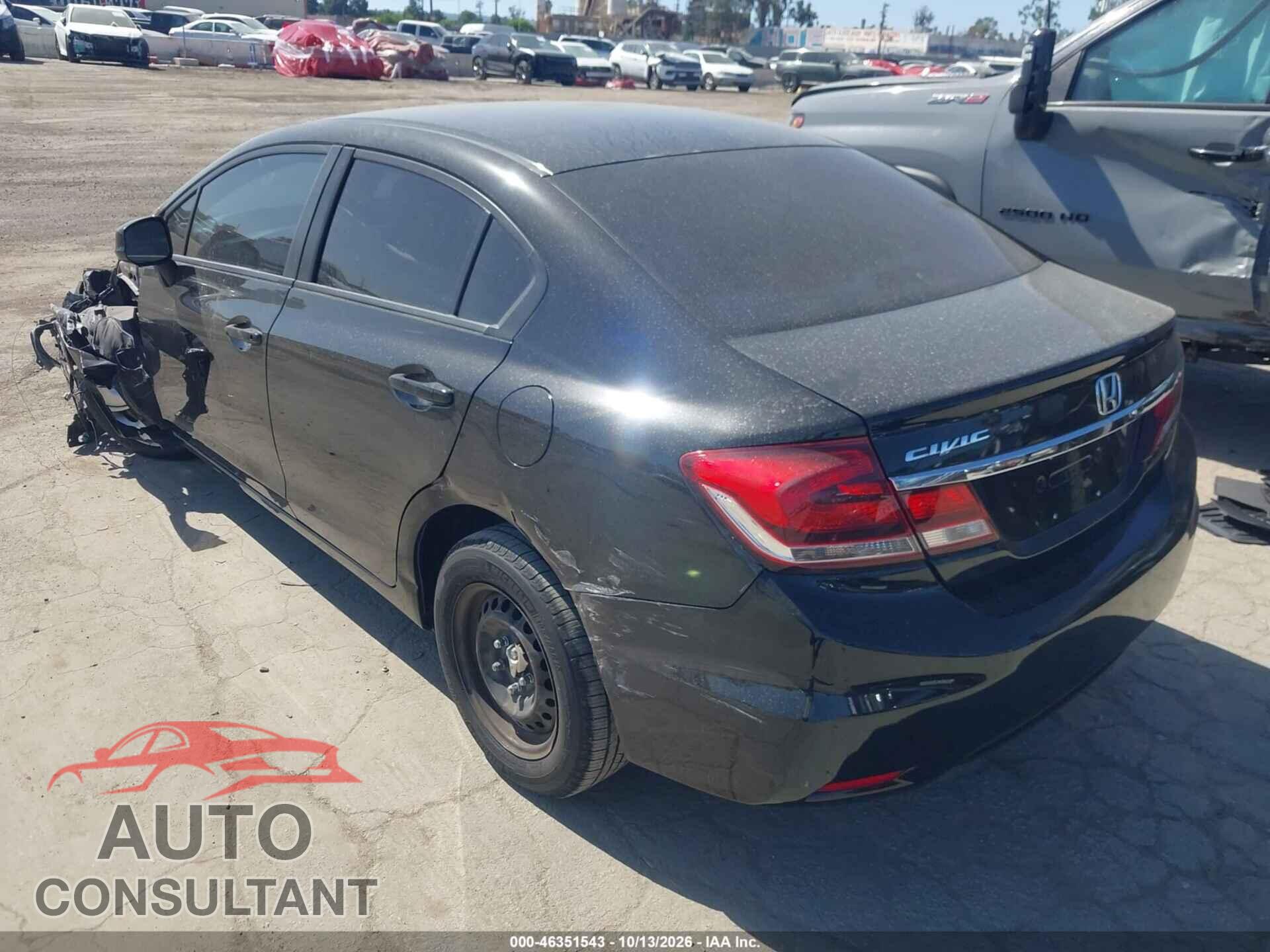 HONDA CIVIC 2013 - 19XFB2F52DE211510