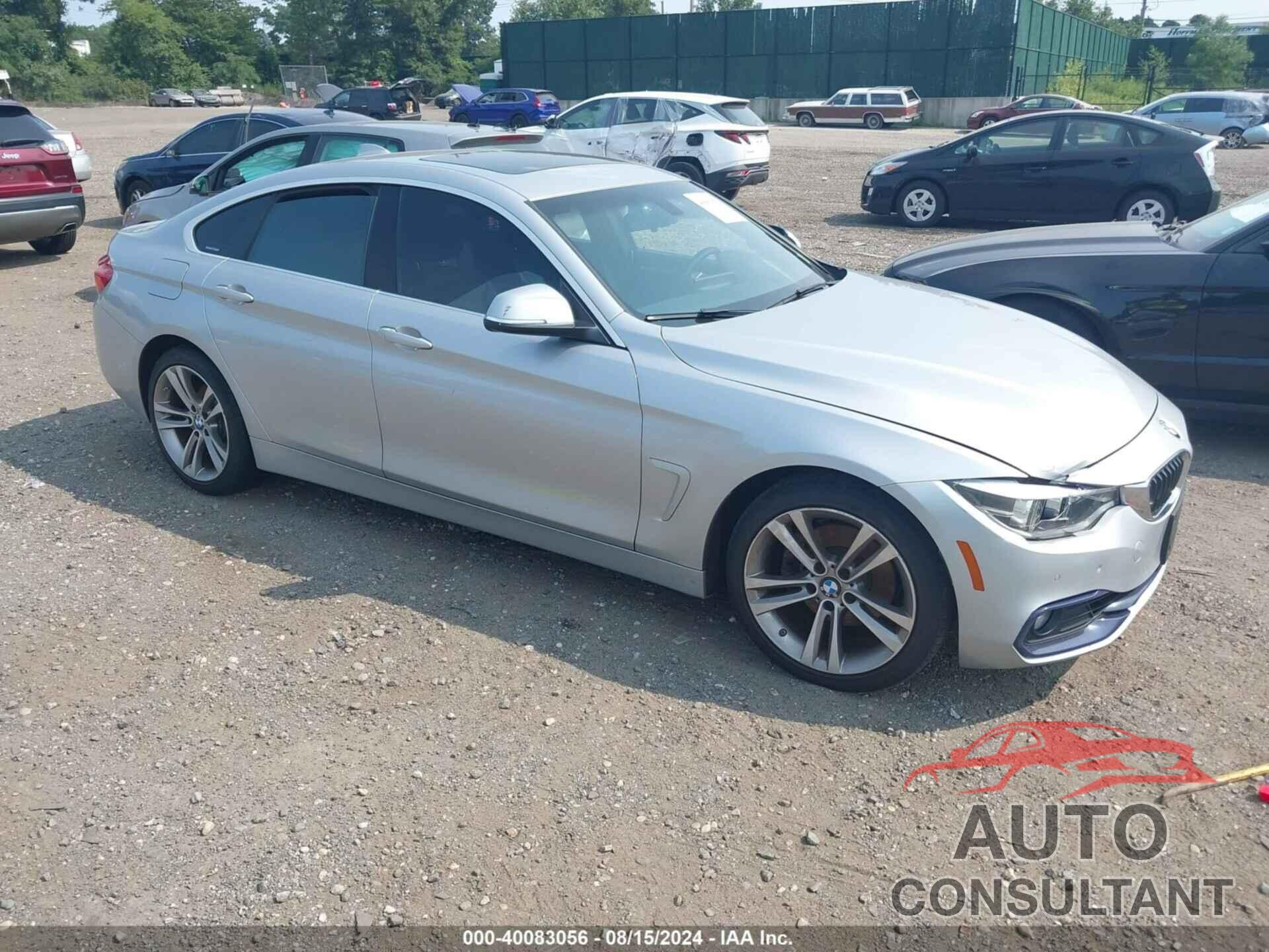 BMW 4 SERIES 2019 - WBA4J3C57KBL08519