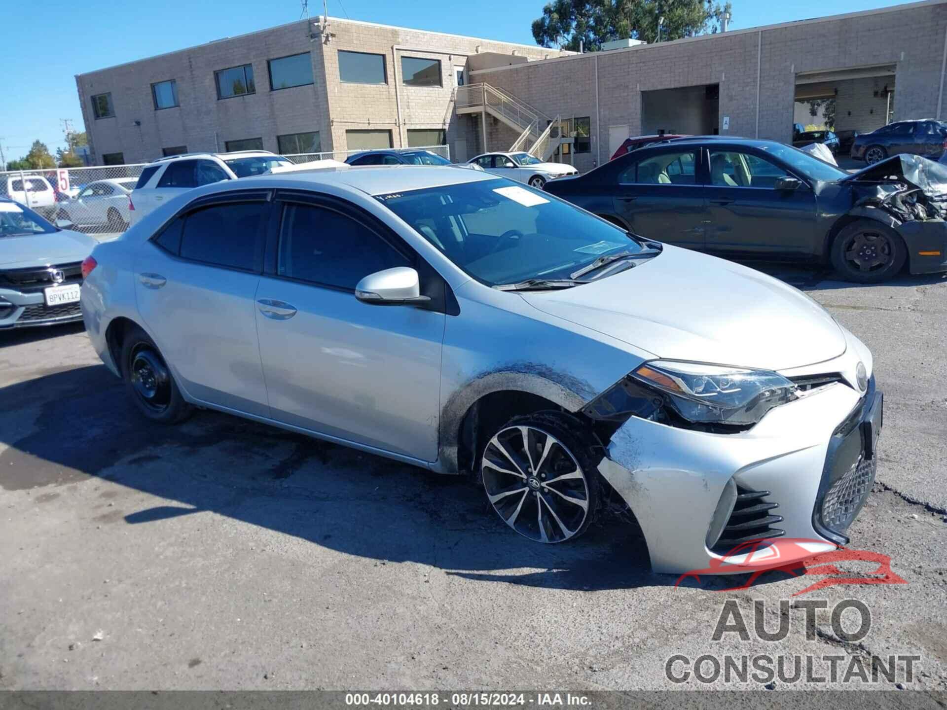 TOYOTA COROLLA 2017 - 2T1BURHE7HC868371