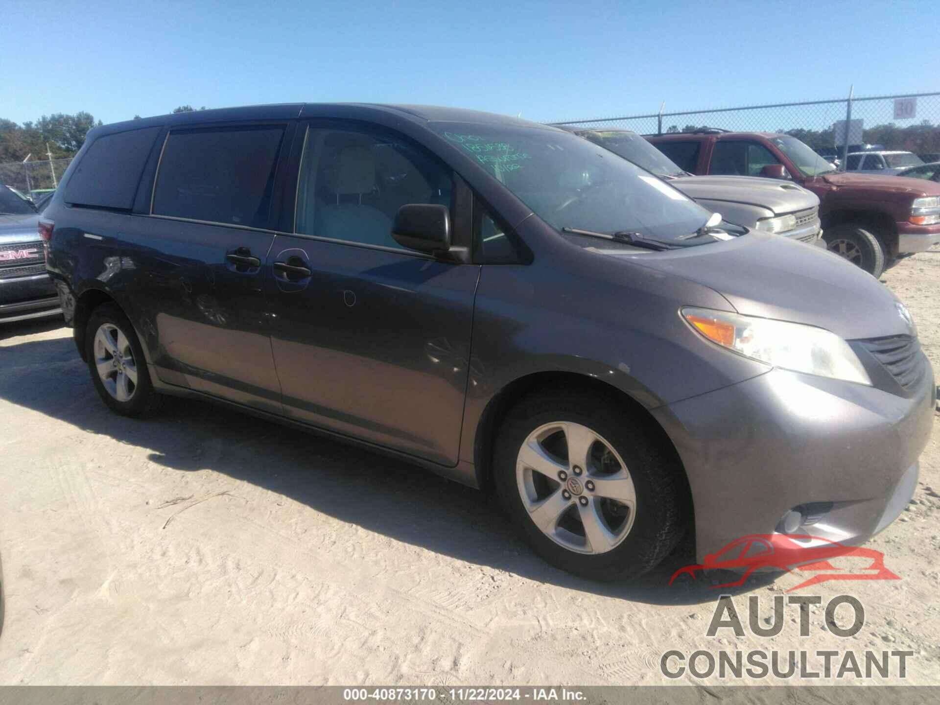 TOYOTA SIENNA 2015 - 5TDZK3DC0FS583733