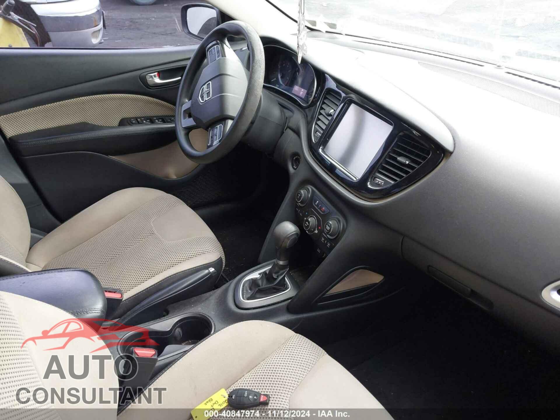 DODGE DART 2016 - 1C3CDFBB4GD701795