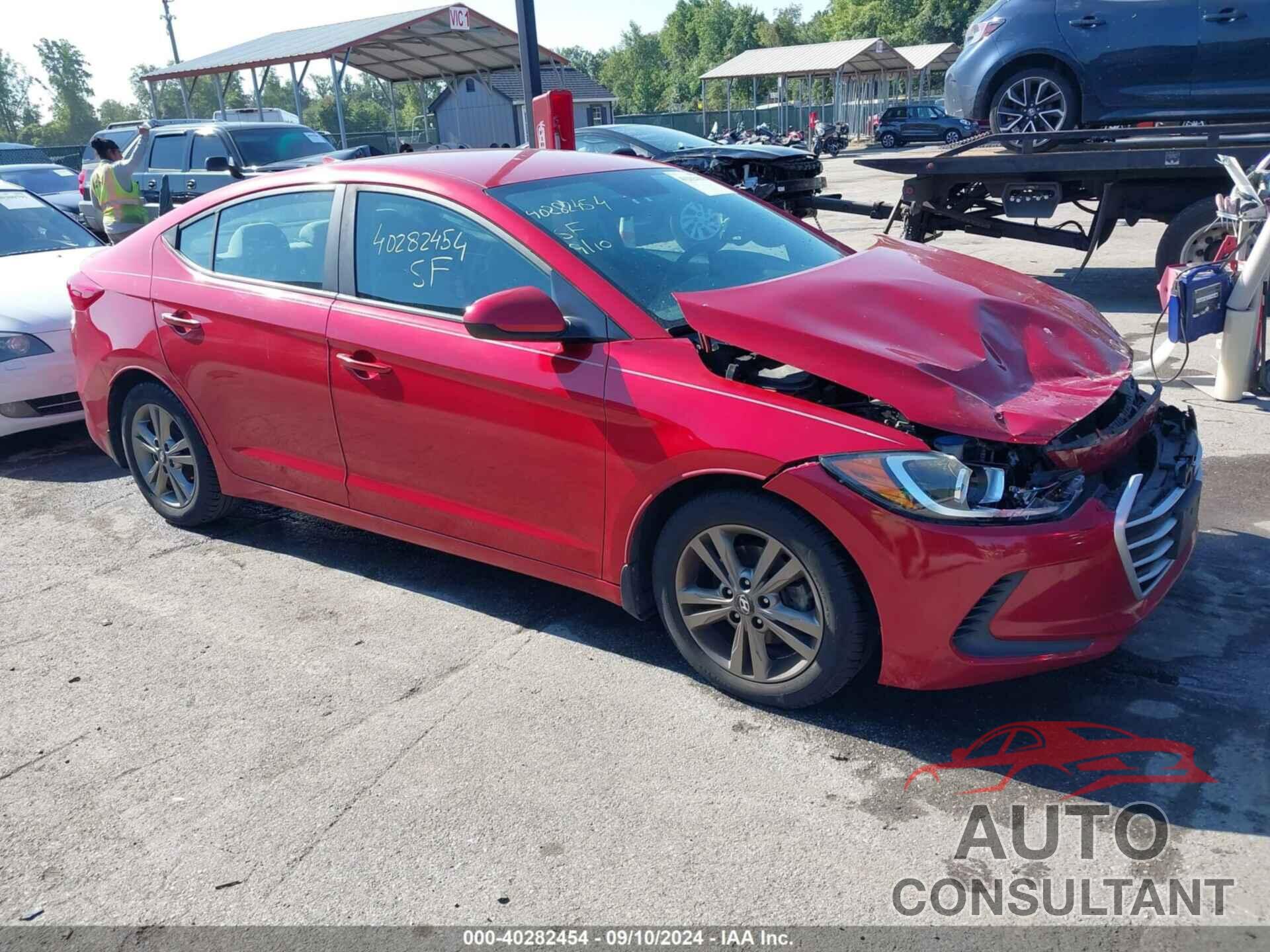 HYUNDAI ELANTRA 2017 - 5NPD84LF8HH063265