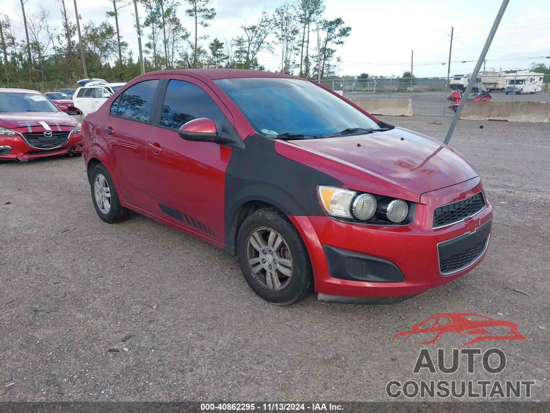 CHEVROLET SONIC 2012 - 1G1JA5SH1C4155499