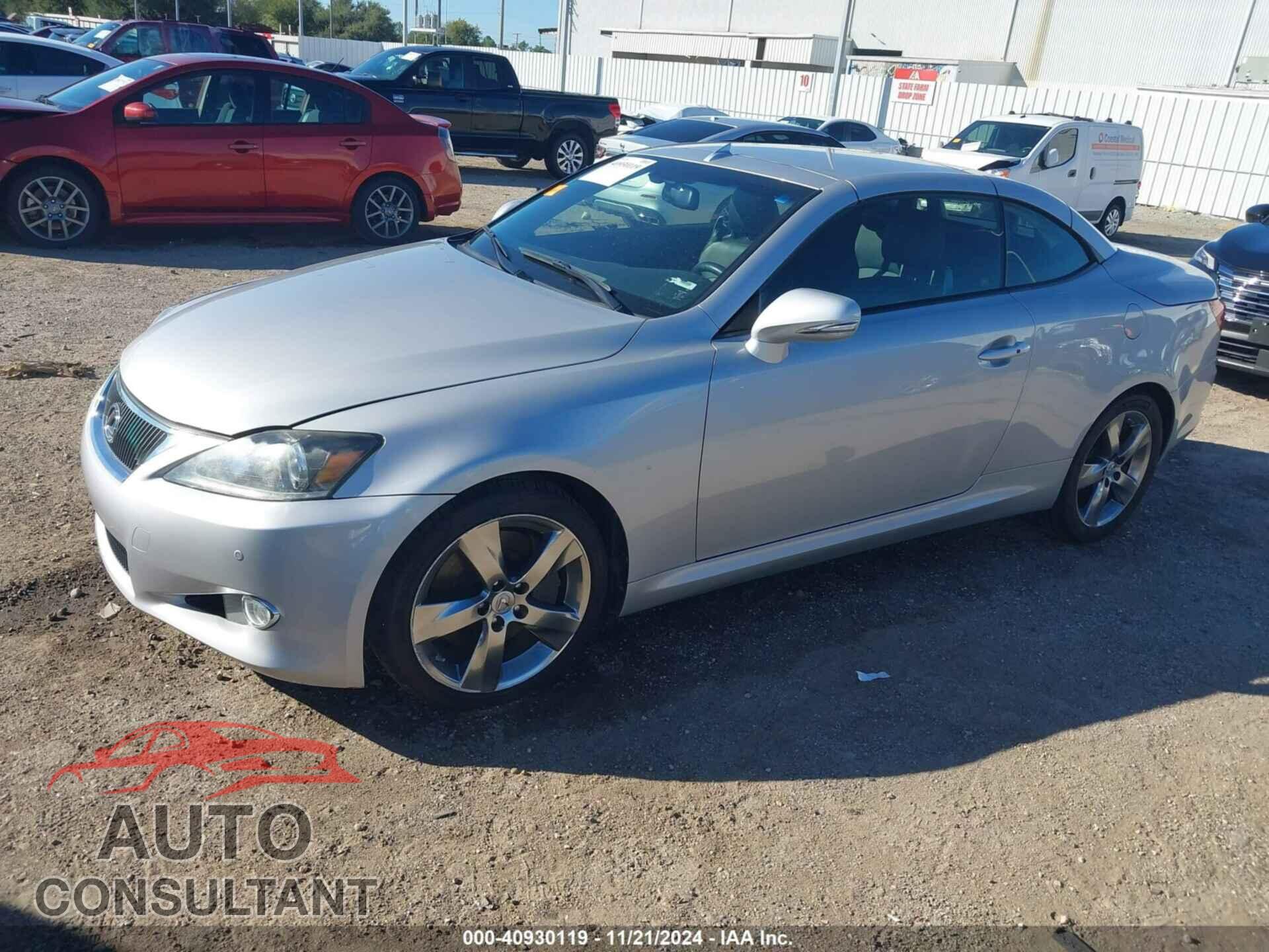 LEXUS IS 350C 2011 - JTHFE2C28B2507058