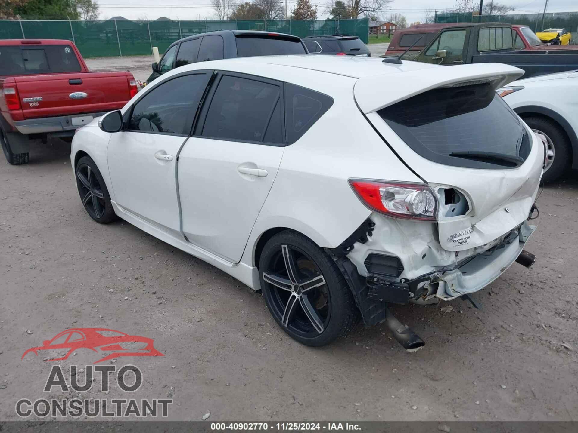 MAZDA MAZDASPEED3 2012 - JM1BL1L30C1644608