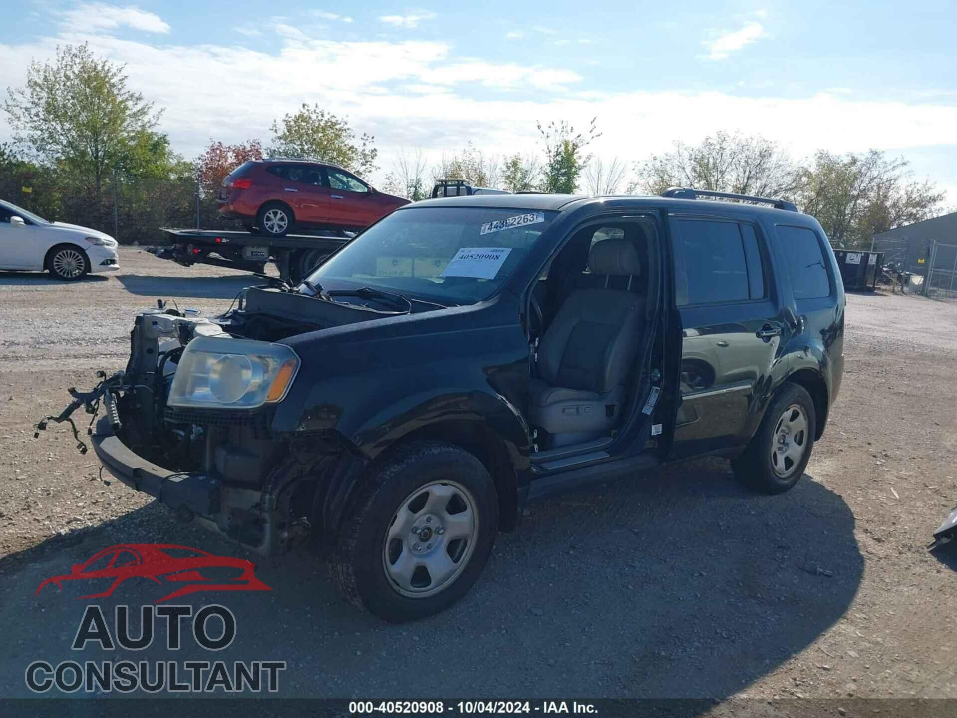 HONDA PILOT 2011 - 5FNYF4H53BB077829