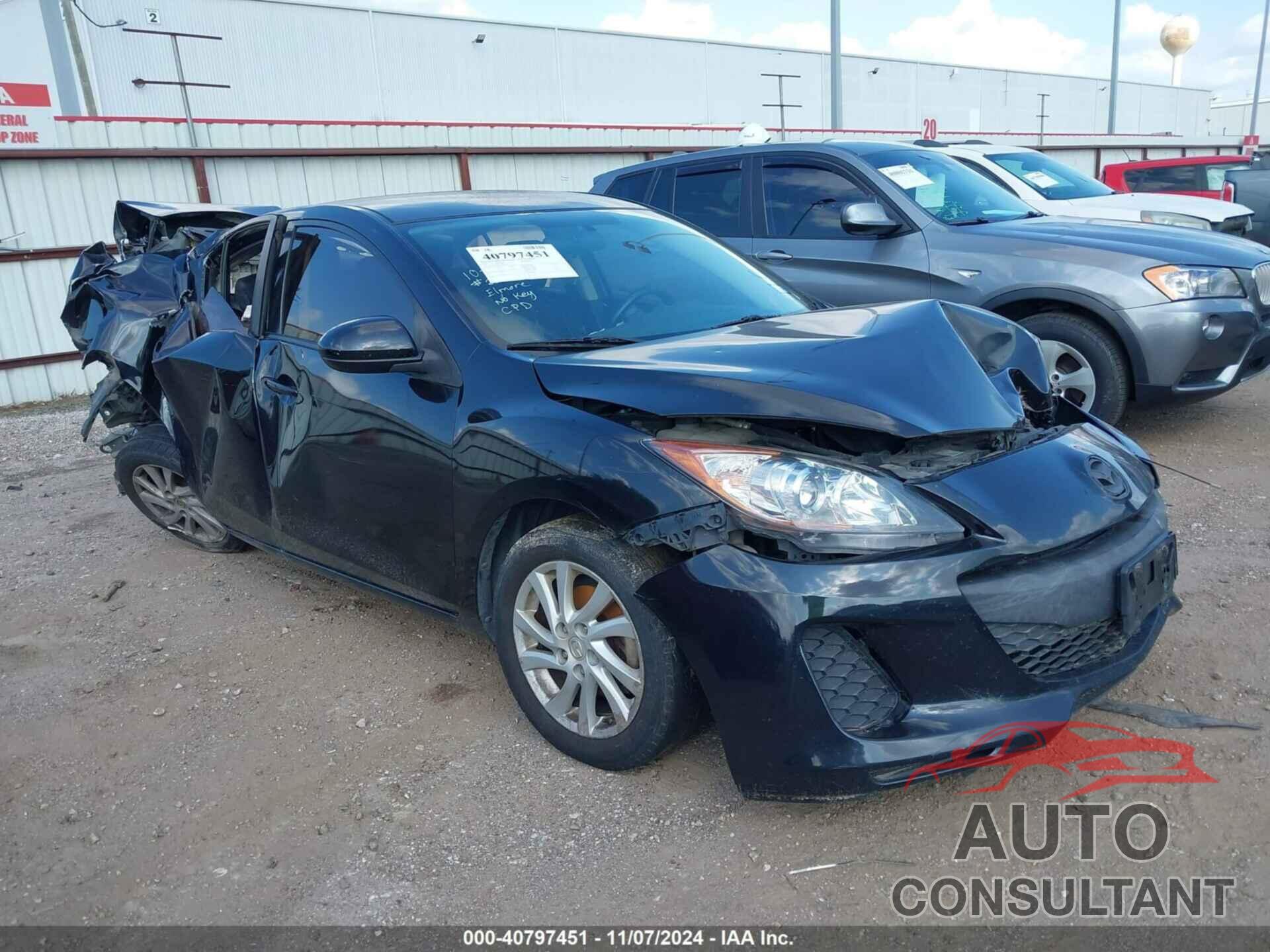 MAZDA MAZDA3 2012 - JM1BL1V78C1553635