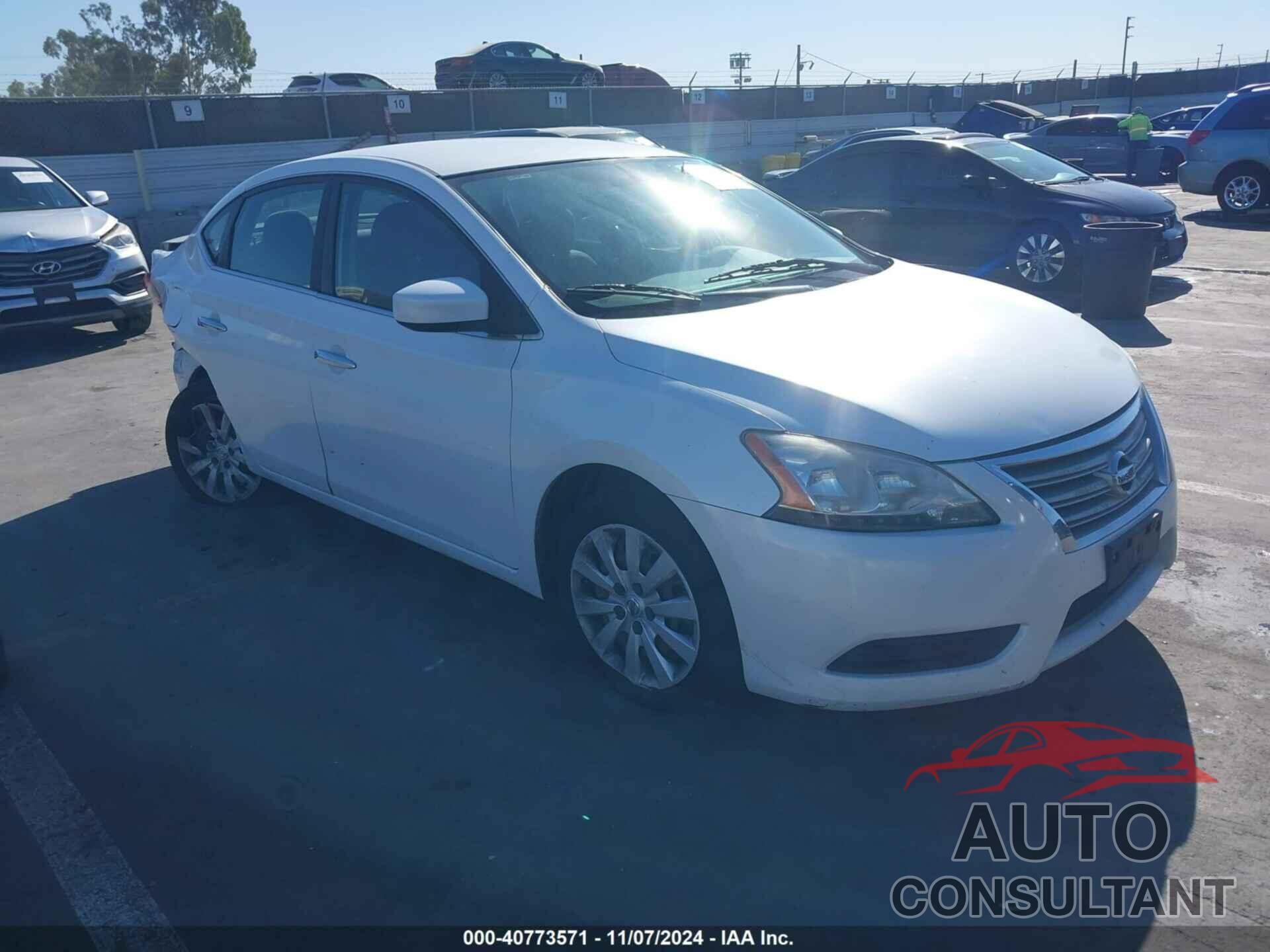 NISSAN SENTRA 2013 - 3N1AB7AP3DL562649