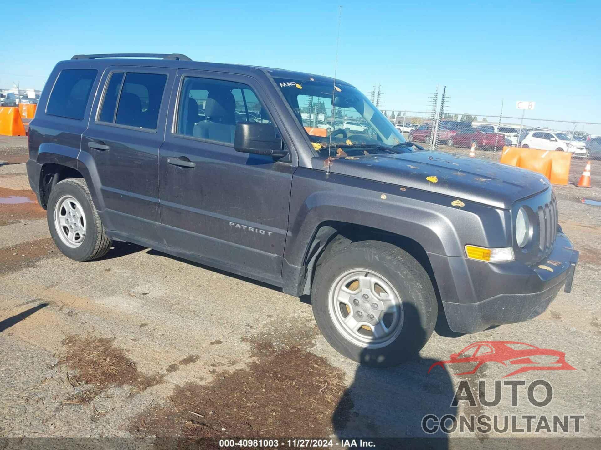 JEEP PATRIOT 2016 - 1C4NJPBA3GD815359
