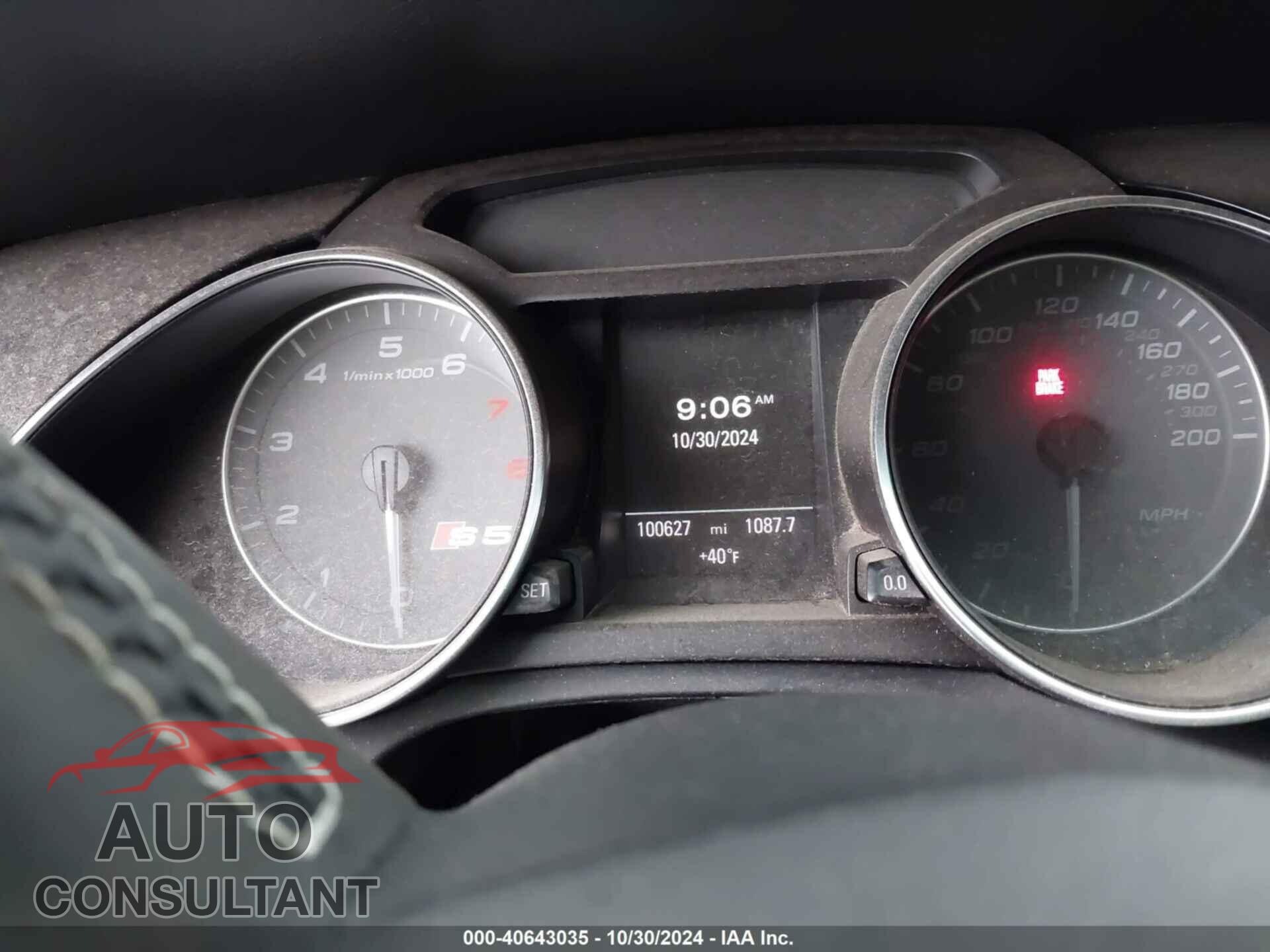 AUDI S5 2012 - WAUVVAFRXCA016074