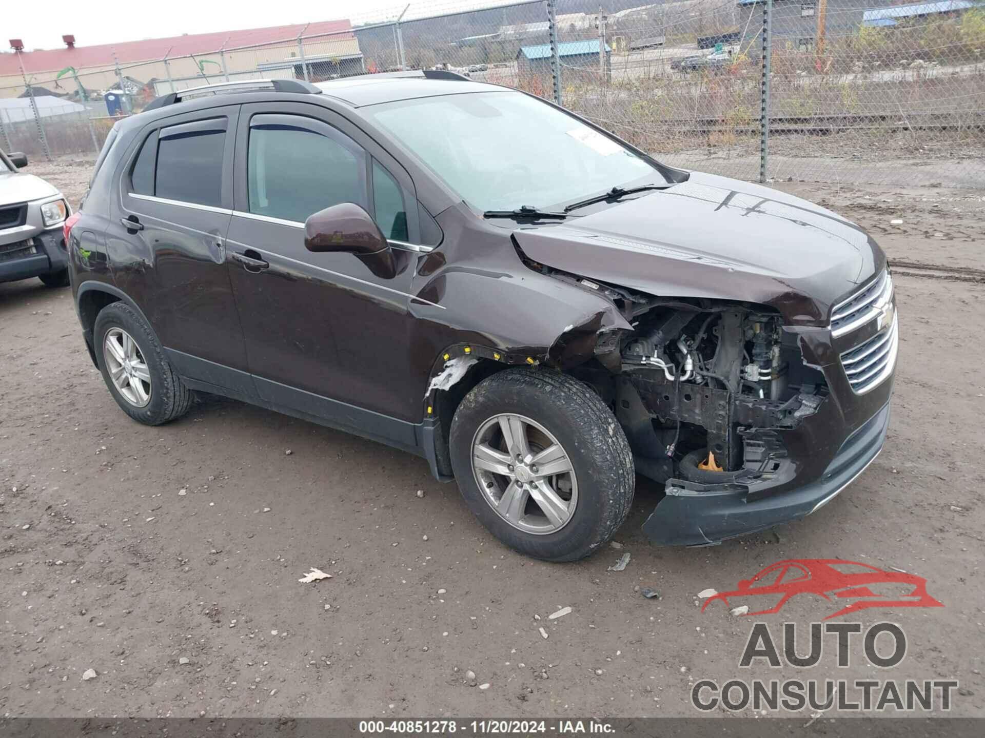 CHEVROLET TRAX 2015 - KL7CJLSB6FB091179