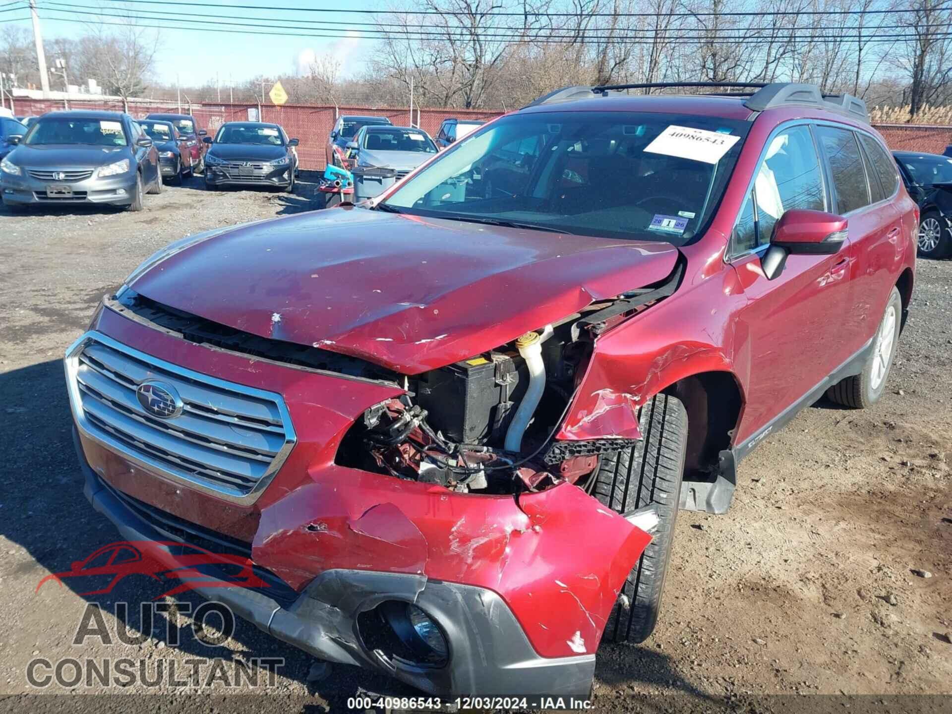 SUBARU OUTBACK 2017 - 4S4BSAFC8H3304645