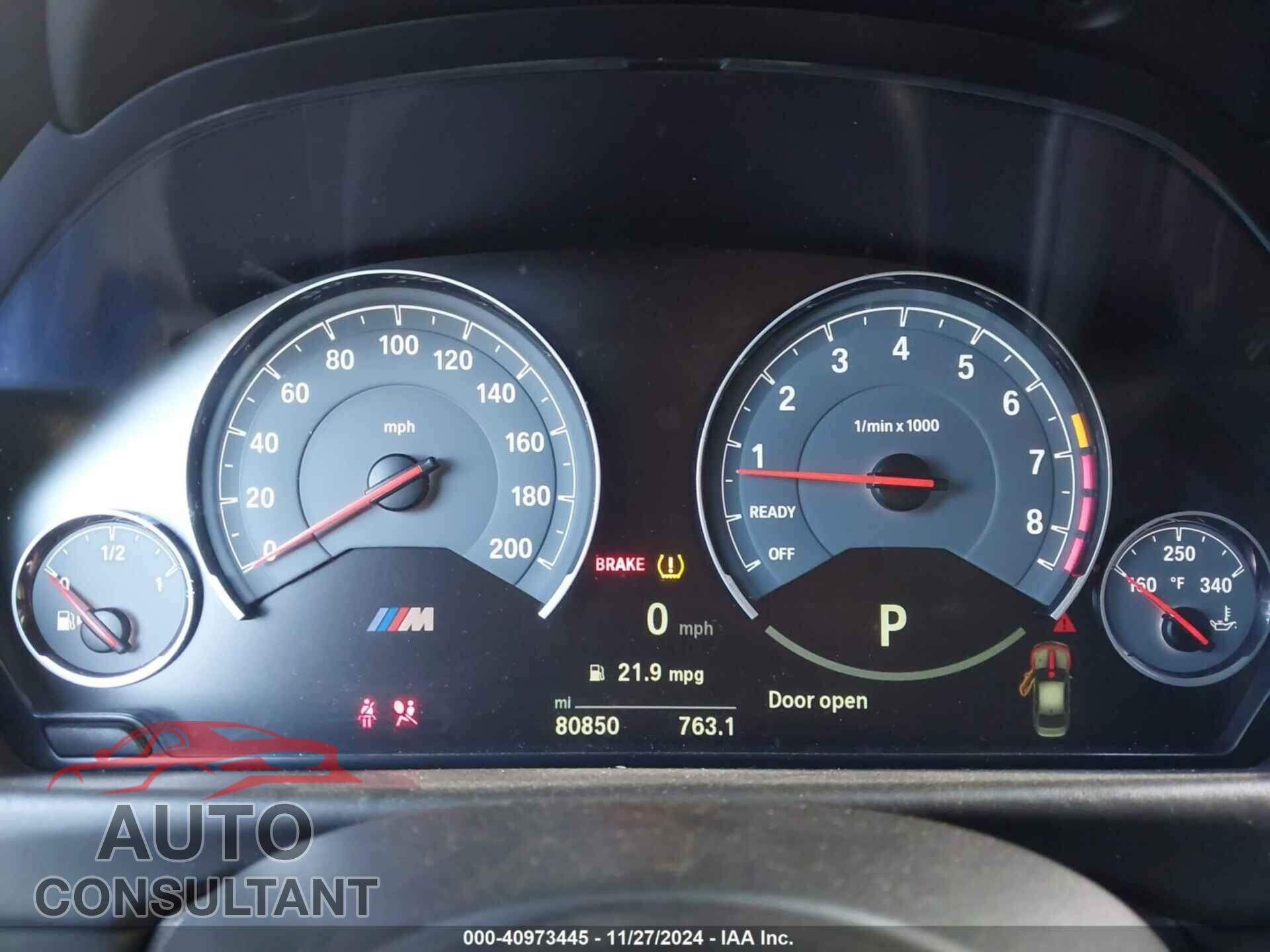 BMW M3 2017 - WBS8M9C38H5G86025