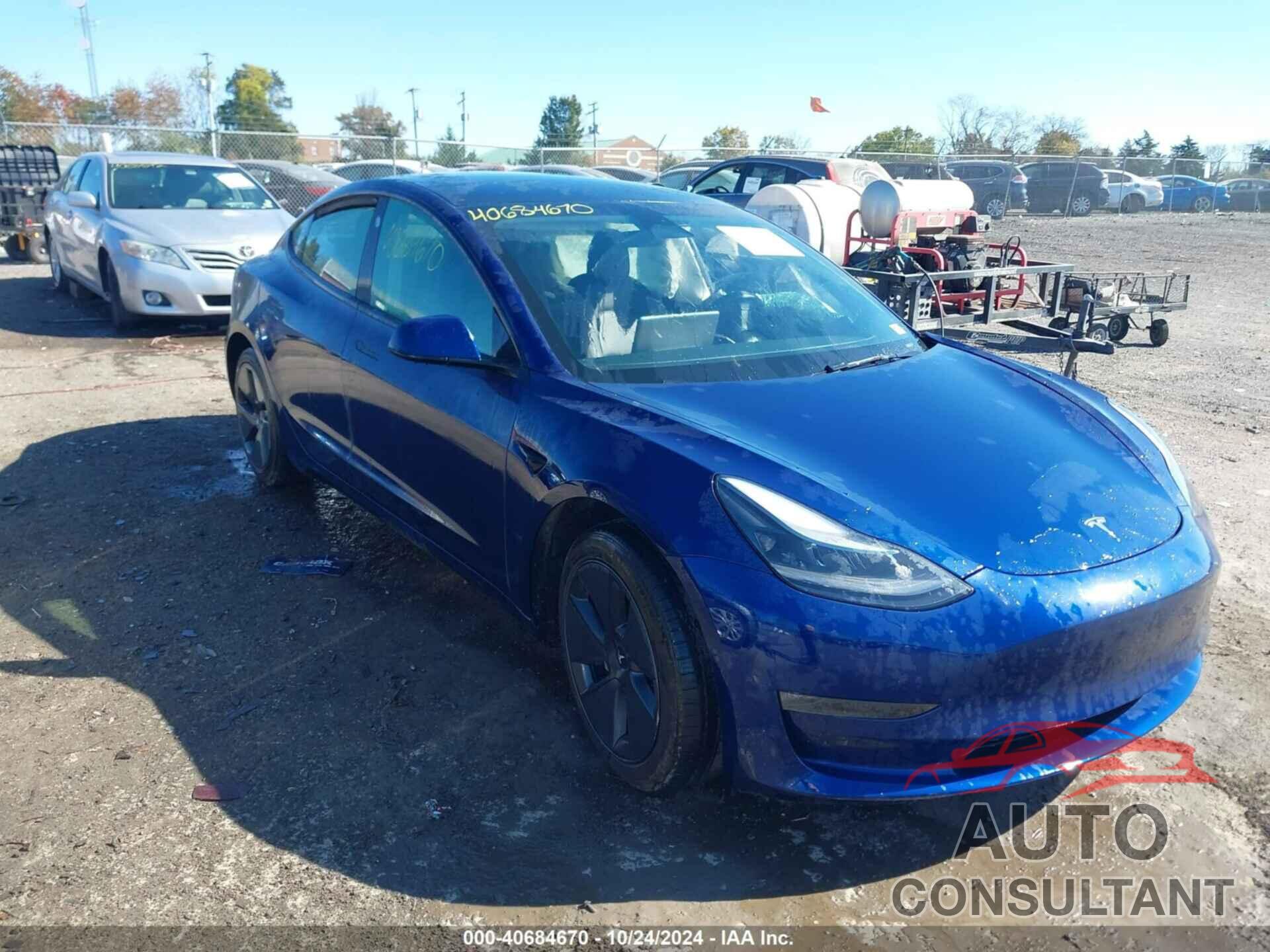 TESLA MODEL 3 2022 - 5YJ3E1EB7NF273413