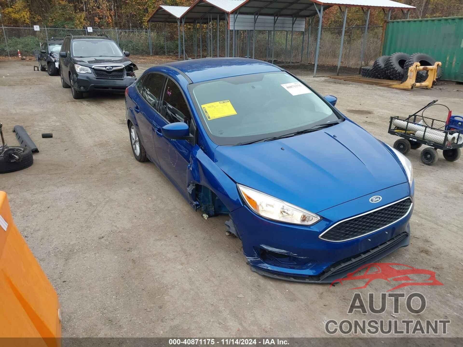 FORD FOCUS 2018 - 1FADP3F27JL327332