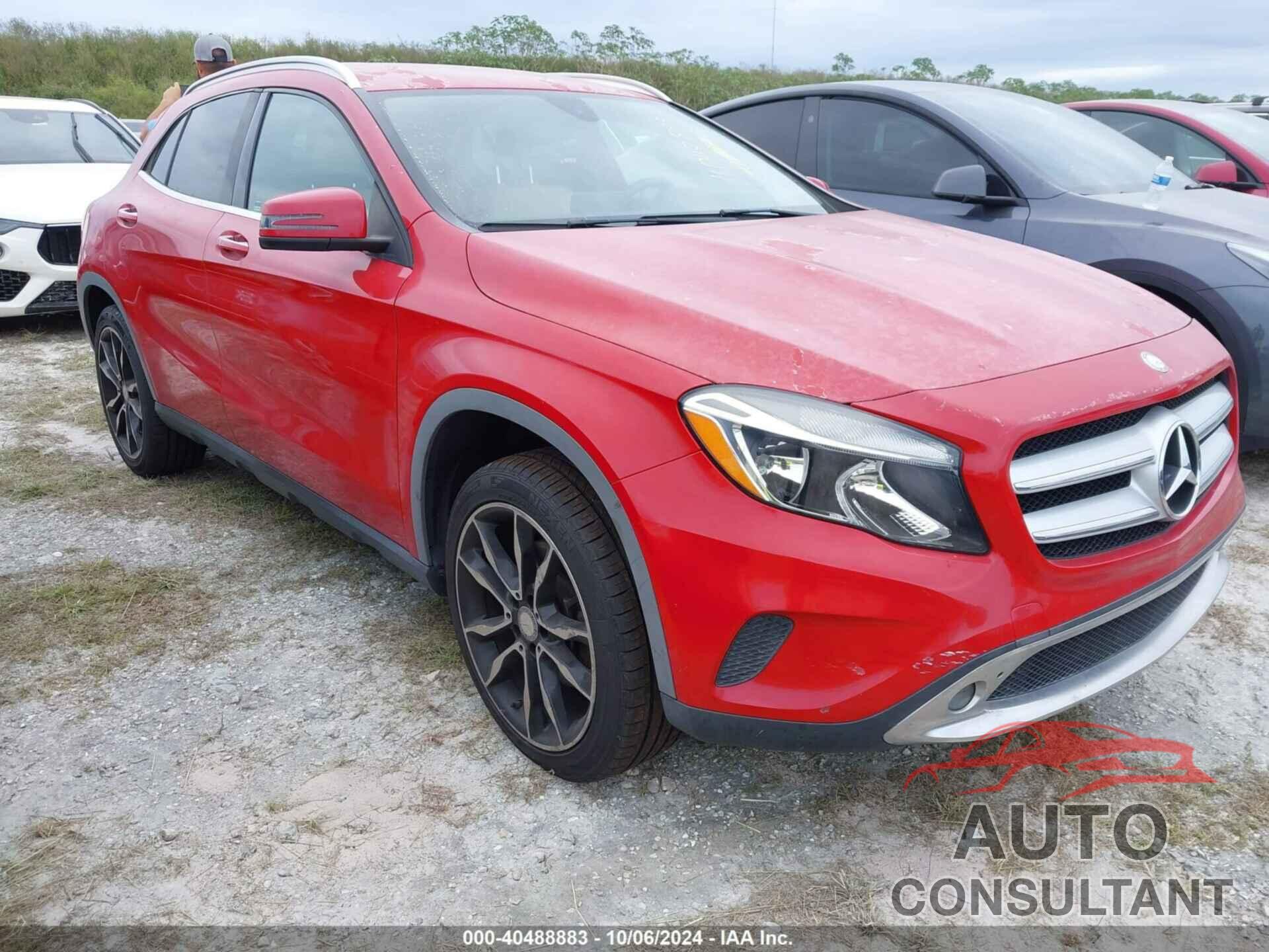 MERCEDES-BENZ GLA 2016 - WDCTG4EB1GJ255233