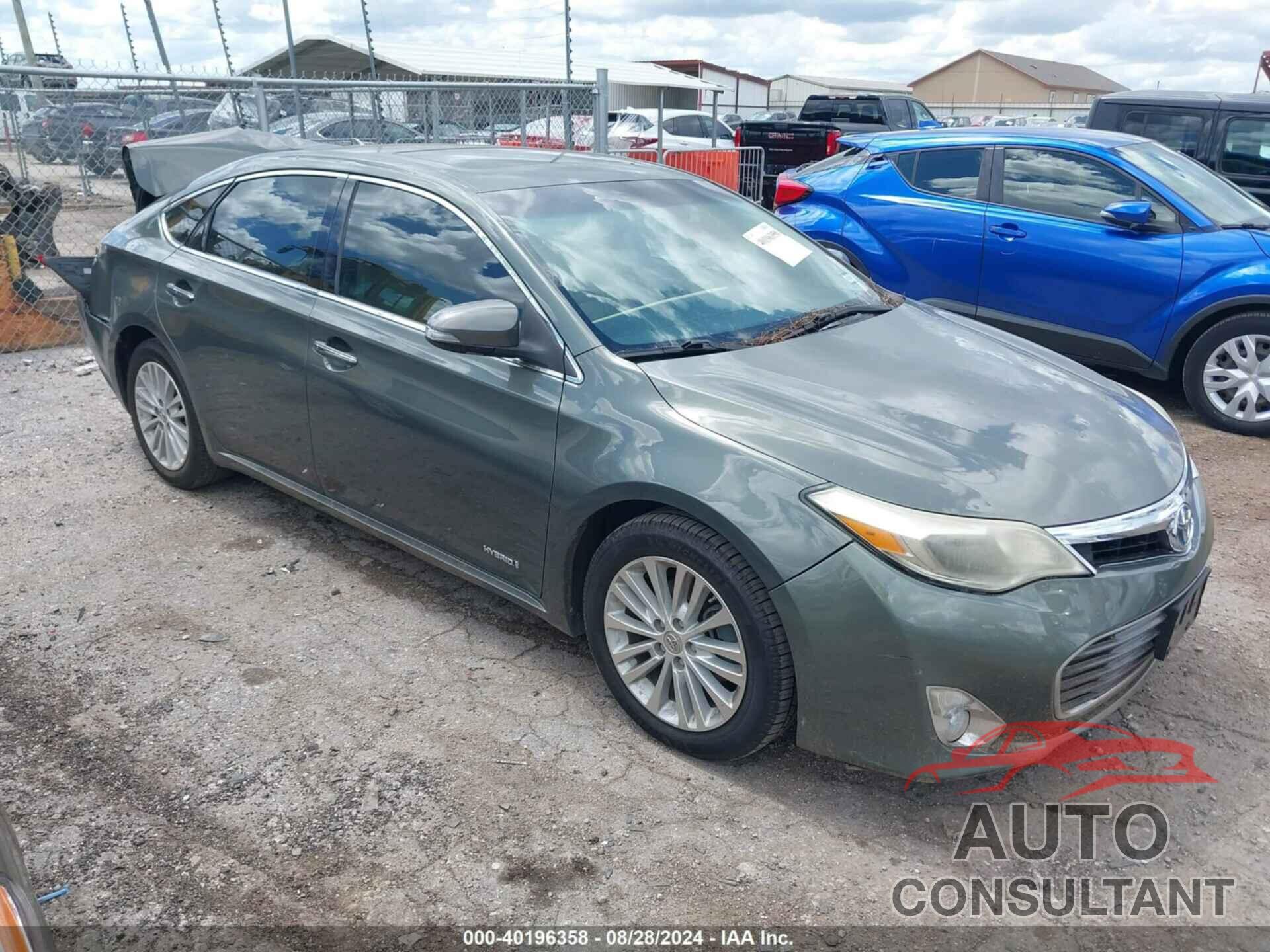 TOYOTA AVALON HYBRID 2013 - 4T1BD1EB1DU009085