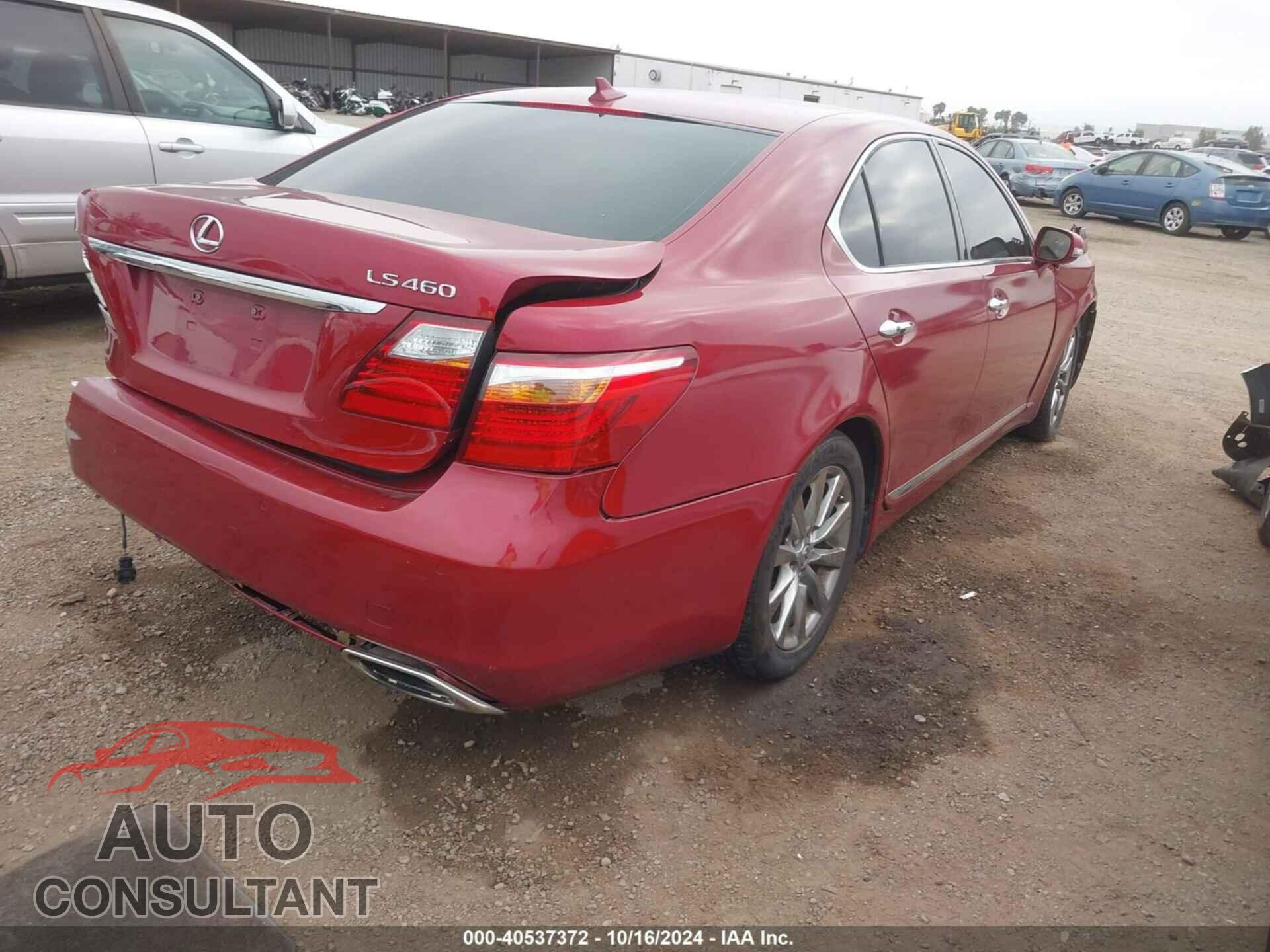 LEXUS LS 460 2011 - JTHBL5EF9B5102427