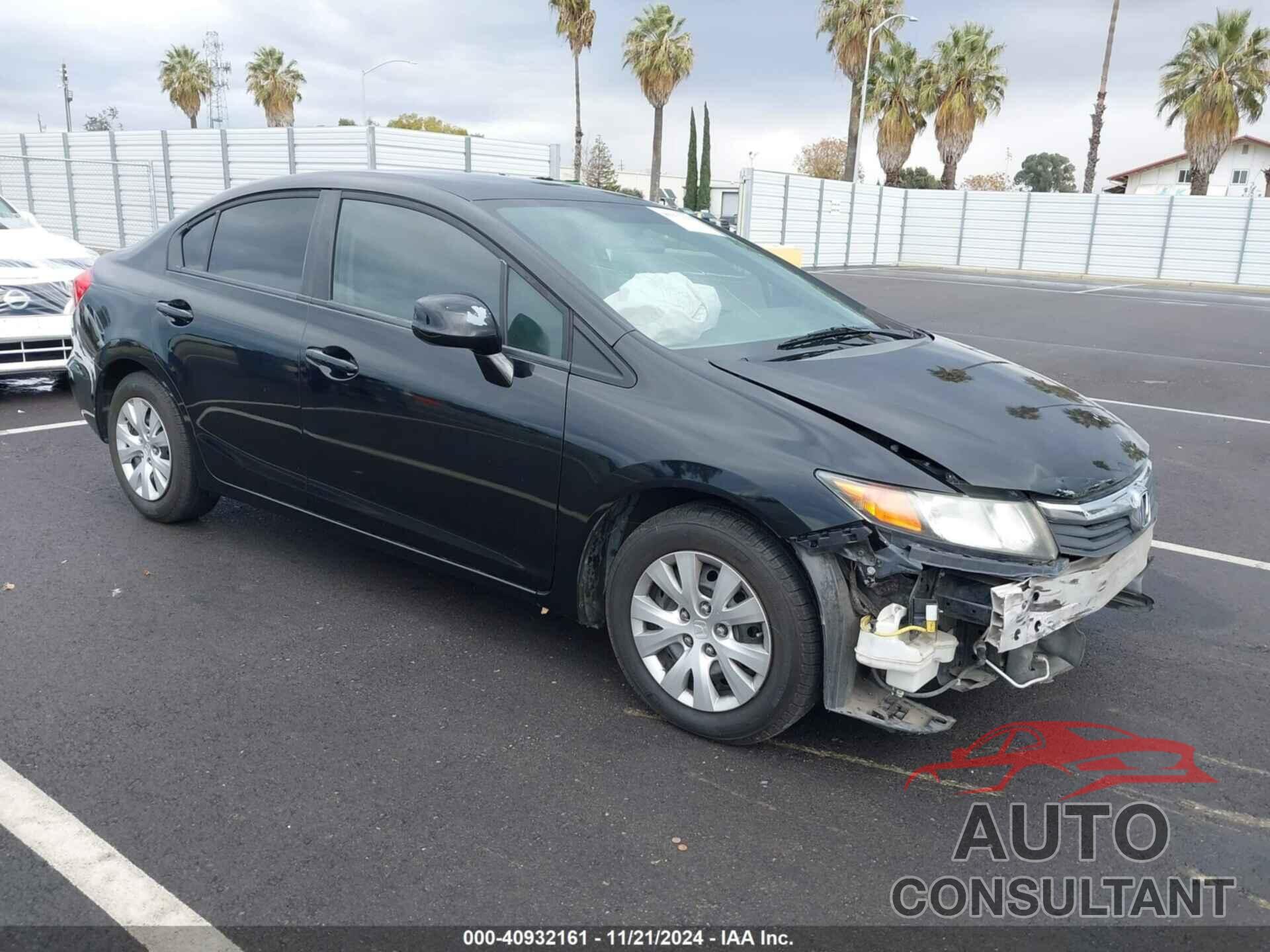 HONDA CIVIC 2012 - 2HGFB2F58CH595684