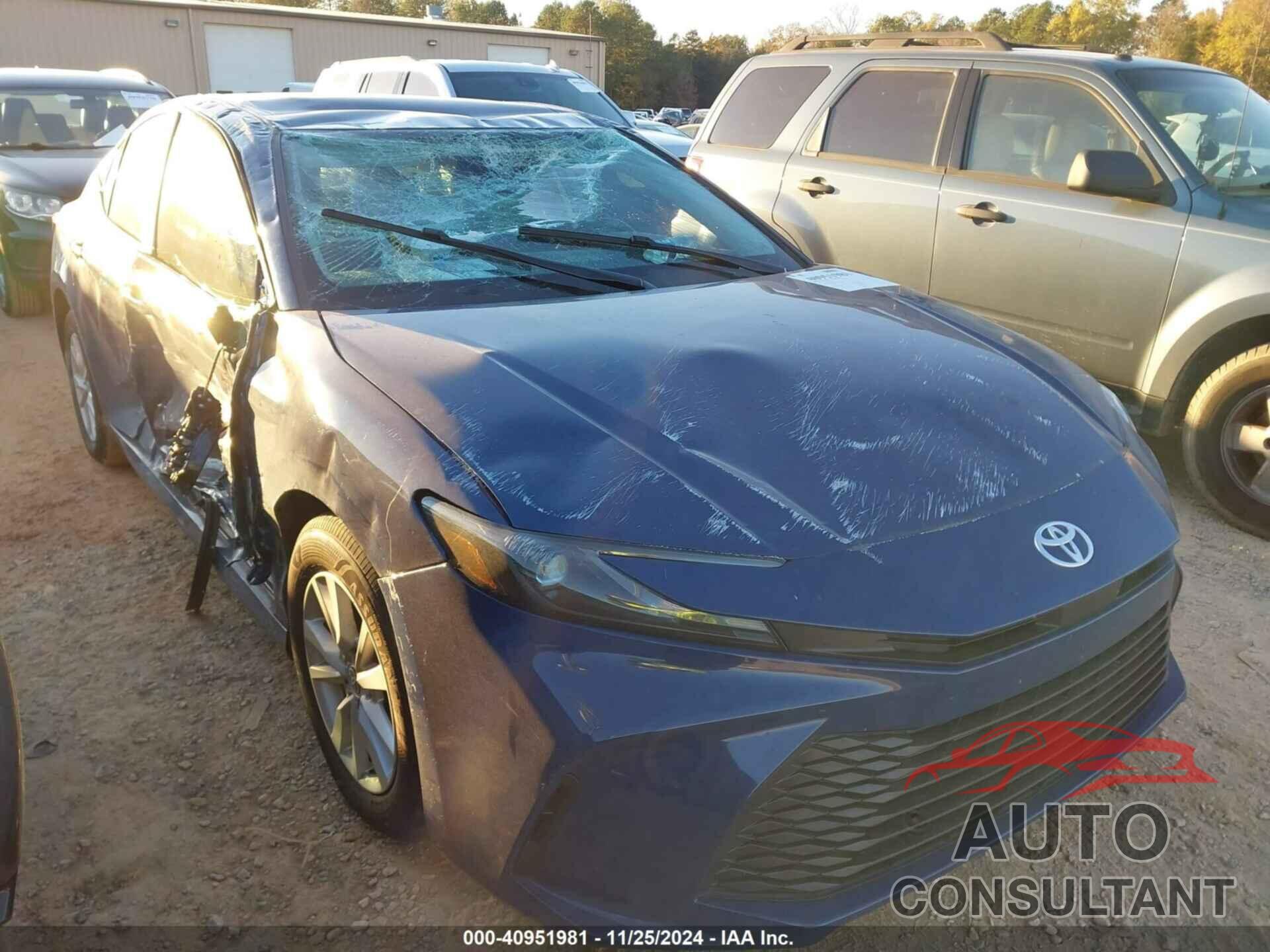 TOYOTA CAMRY 2025 - 4T1DAACK0SU011363